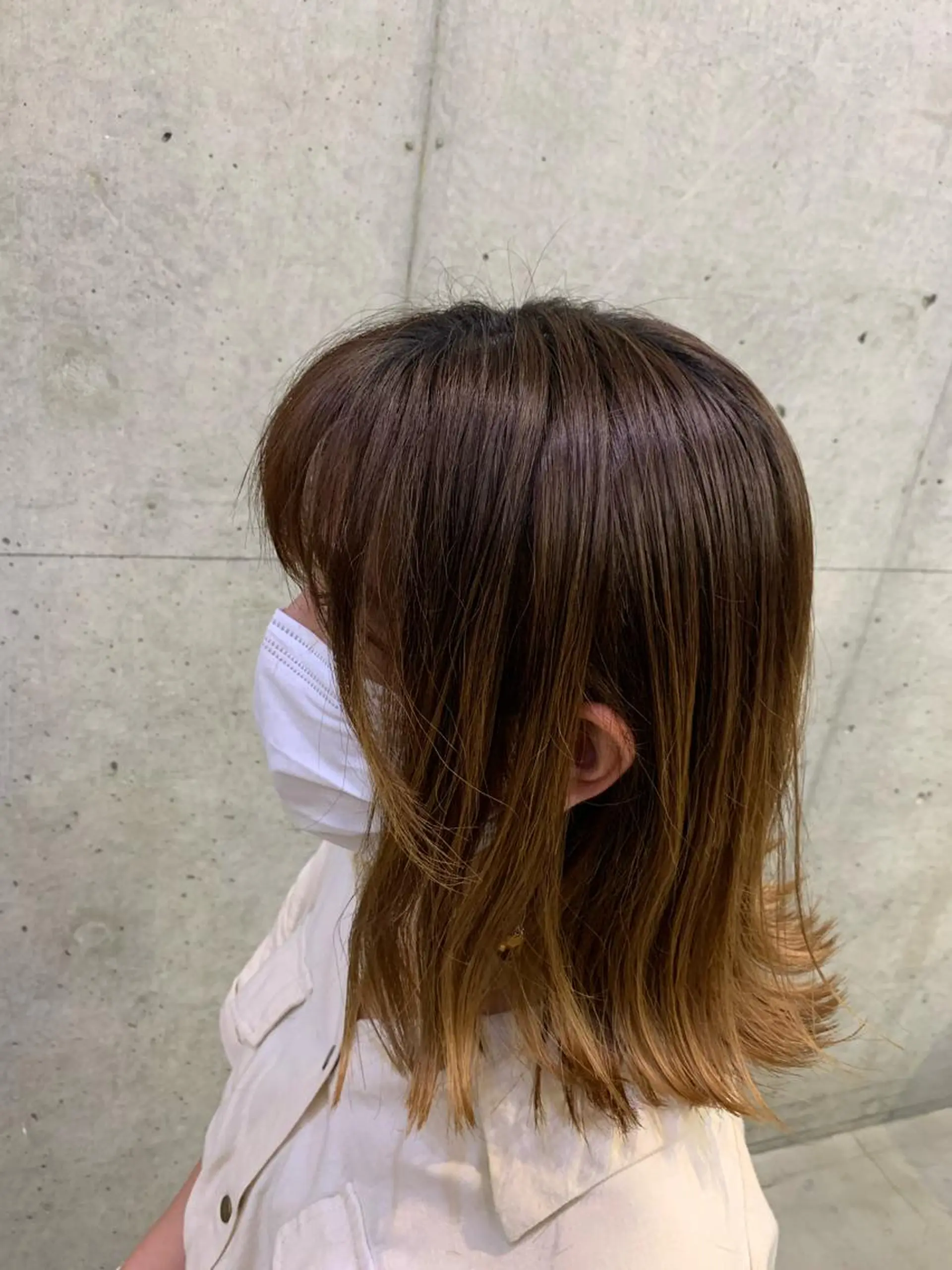 ミディアム カラー ラニティック所属・田辺 東陽のヘアスタイル