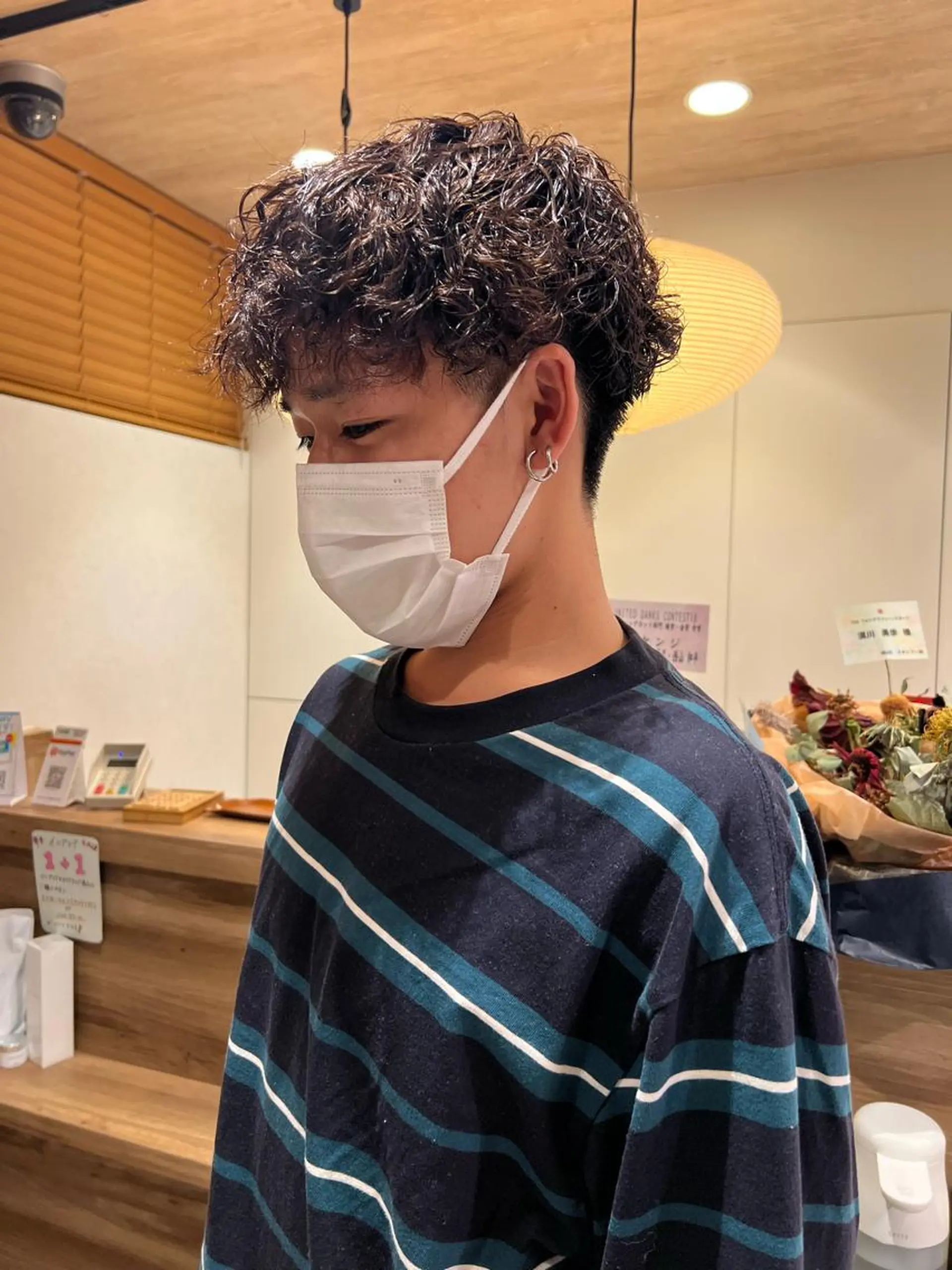 ショート パーマ メンズ Oasisgarden所属・レイヤー/ブリーチ MOMOのヘアスタイル