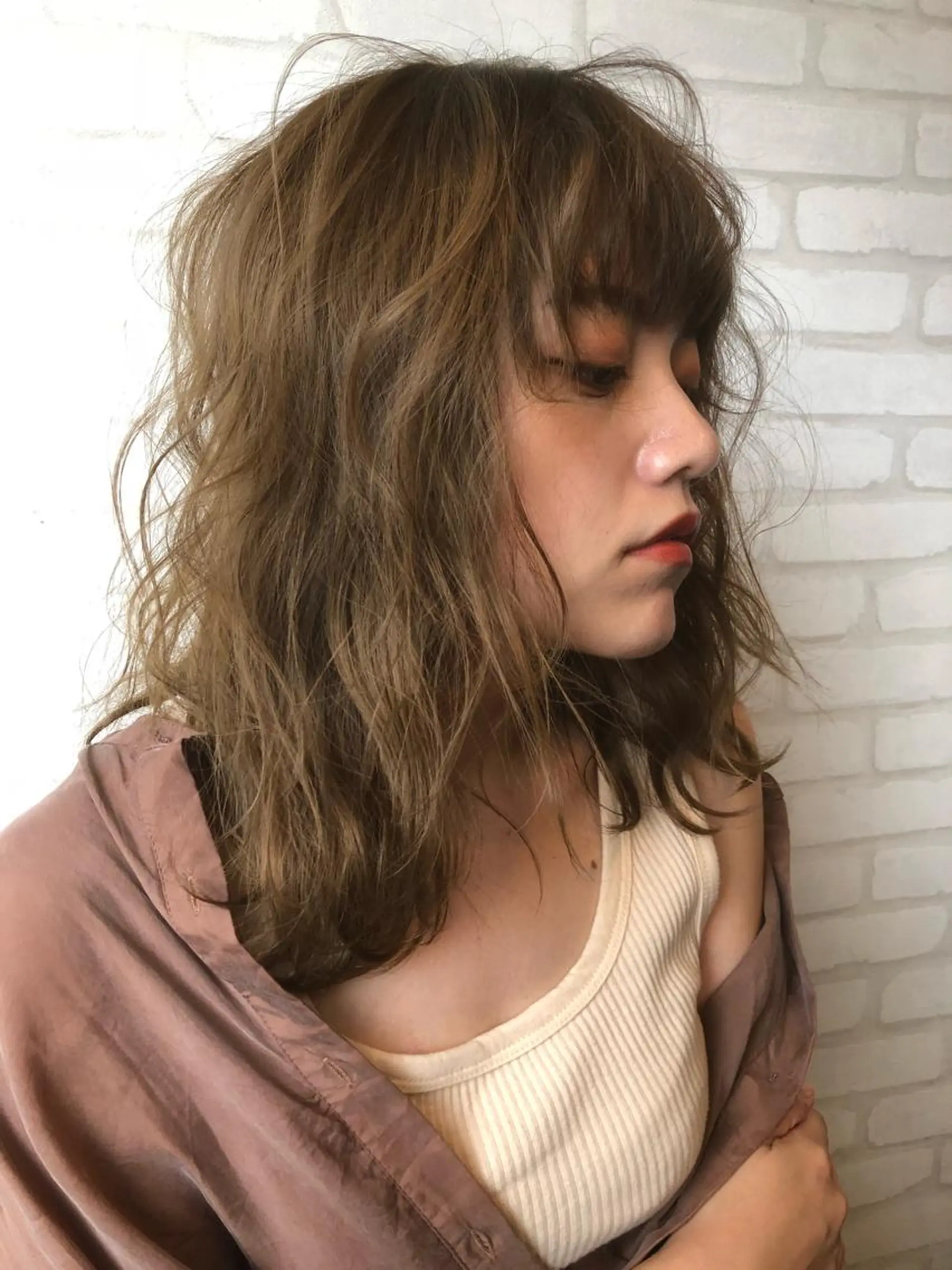 カラー カット ヘアカラー トリートメント premier modelsのヘアスタイル
