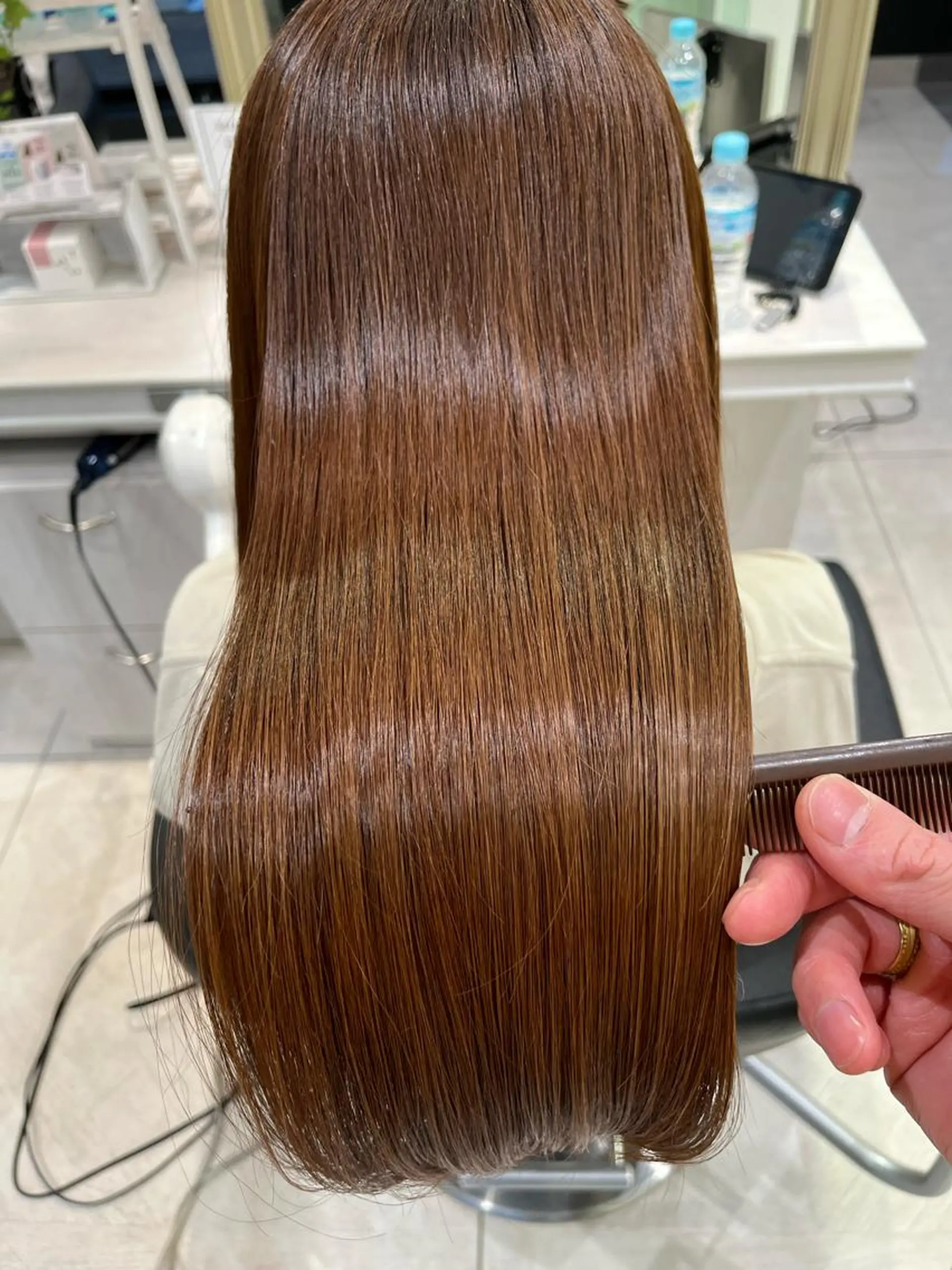 セミロング カラー 髪質改善 トリートメント カット ヘアカラー トリートメント 🥇メンズ特化 伊東輝のヘアスタイル