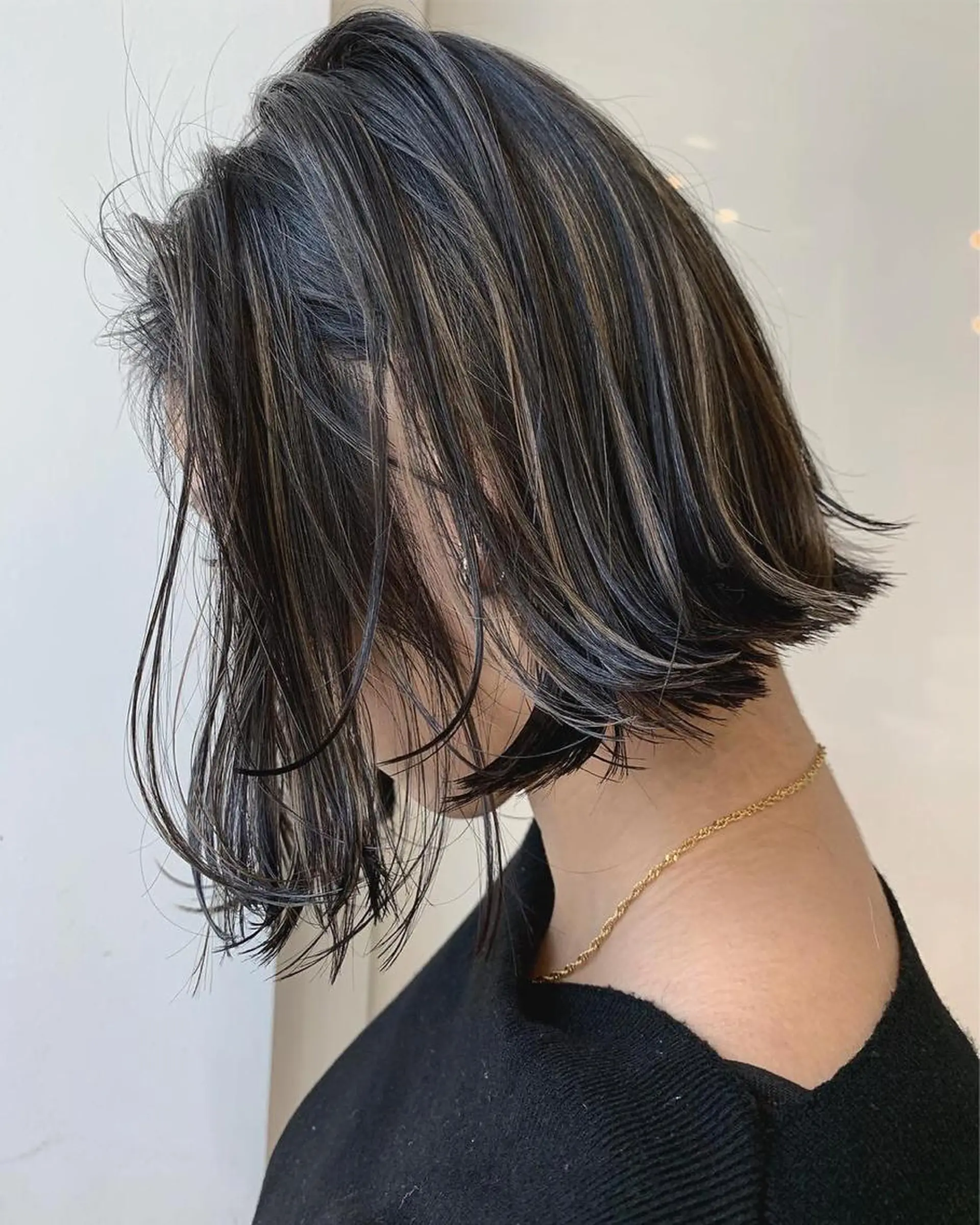 ショート カラー ヘアアレンジ ベージュカラー グラデーションカラー ハイライトカラー くせ毛 外国人風カラー 髪質改善land千葉所属・阿部 圭悟のヘアスタイル