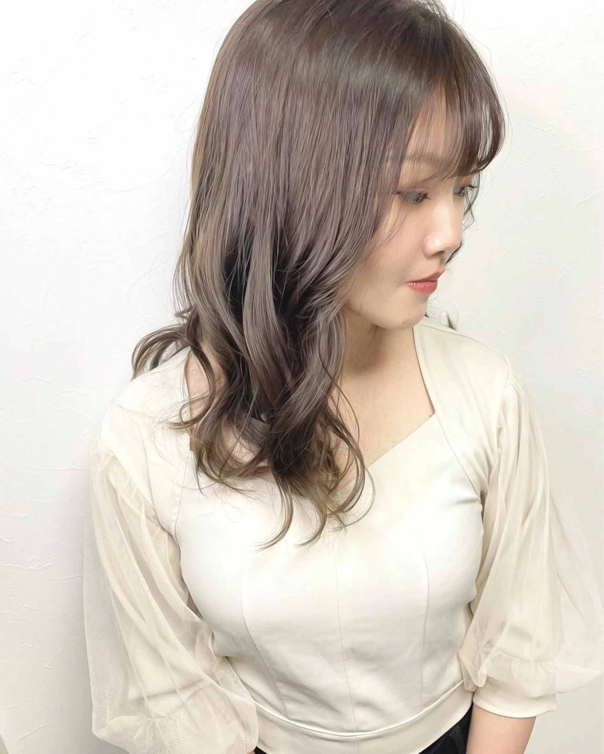 カラー ブリーチ ブリーチなしカラー カット パーマ 🍨モテベージュ🩰 miraiのヘアスタイル