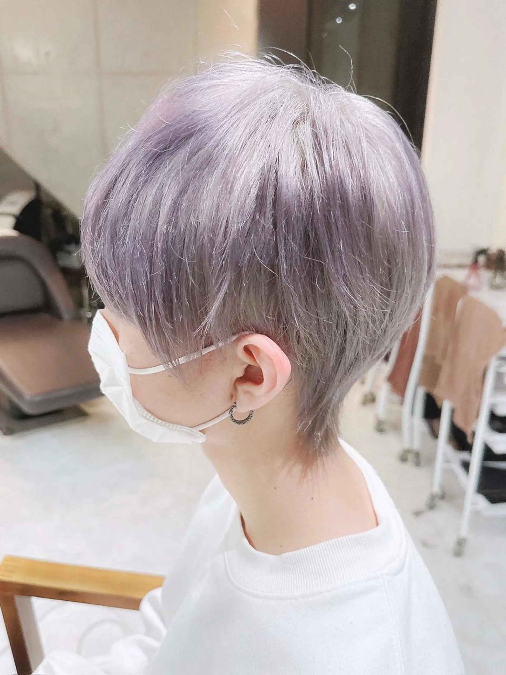 ショート カラー ヘアアレンジ メンズ メンズブリーチ メンズ韓国風 韓国マッシュ マッシュ ツーブロック 𝐑𝐈𝐍𝐊𝐀 🐷🖤のヘアスタイル