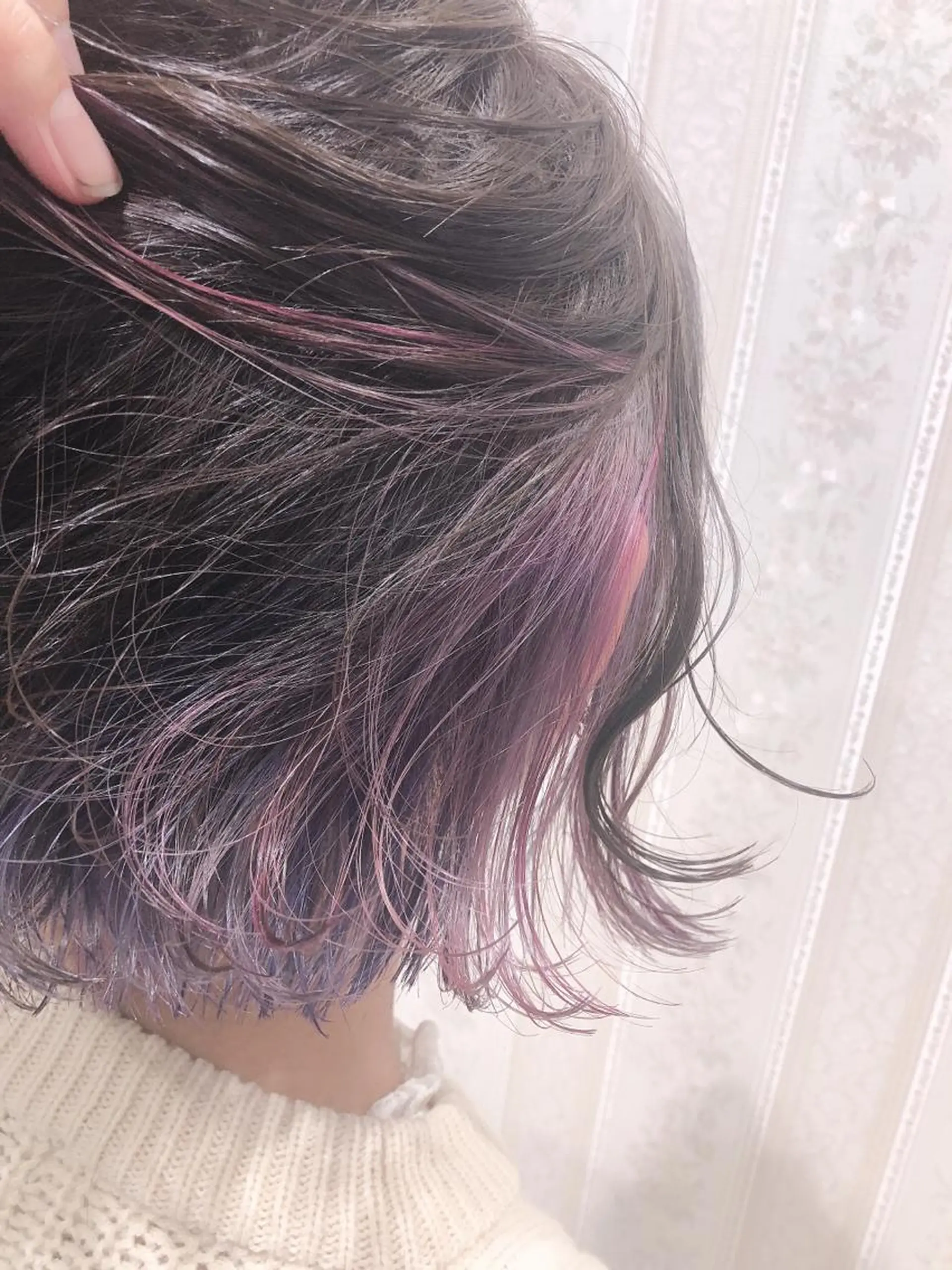 ショート カラー ユニコーンカラー ヘアカラー トリートメント 名畑 裕貴のヘアスタイル