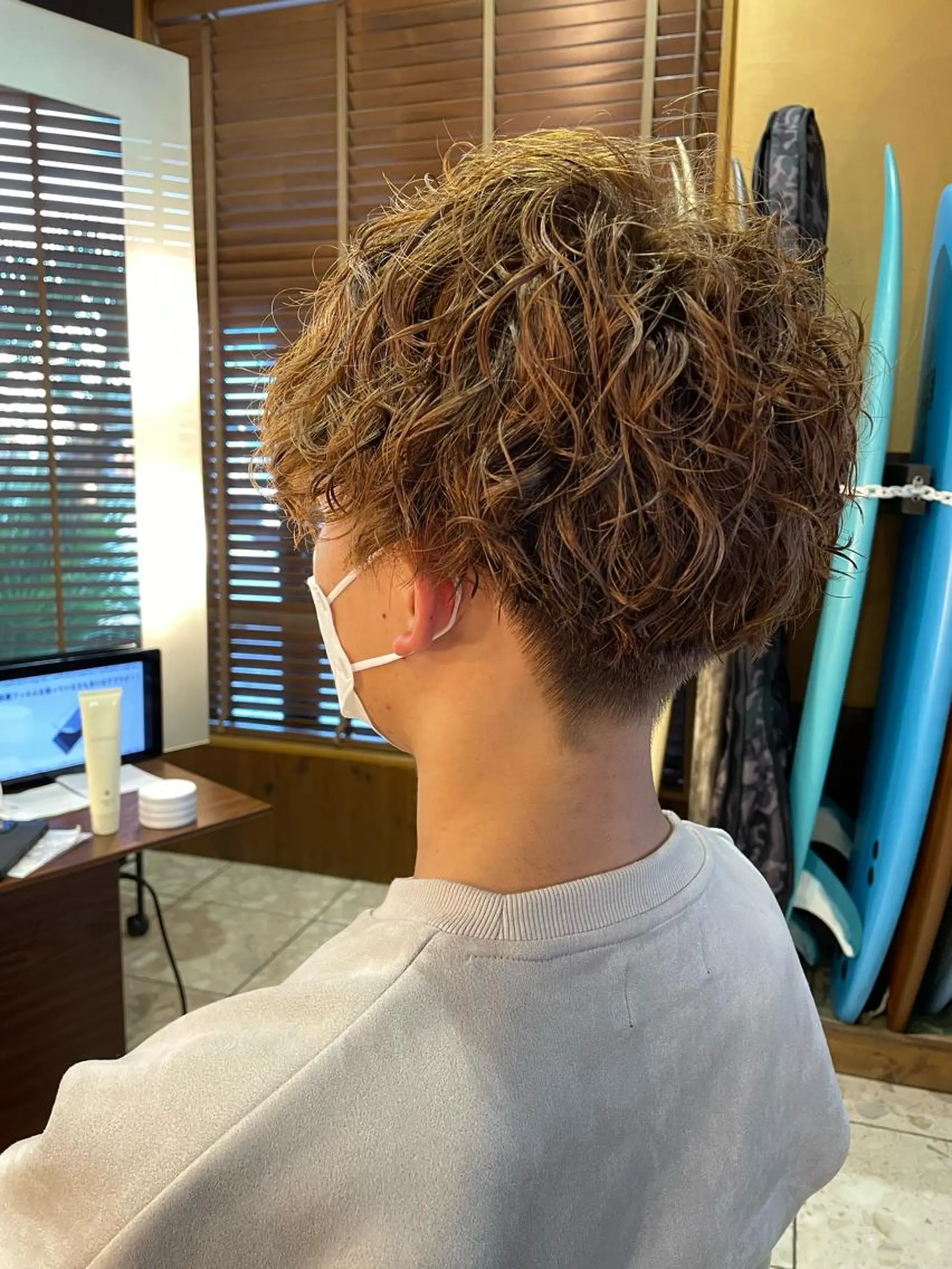 パーマ メンズ カット ヘアカラー 飯泉/メンズカラー ツイスパ/メッシュのヘアスタイル