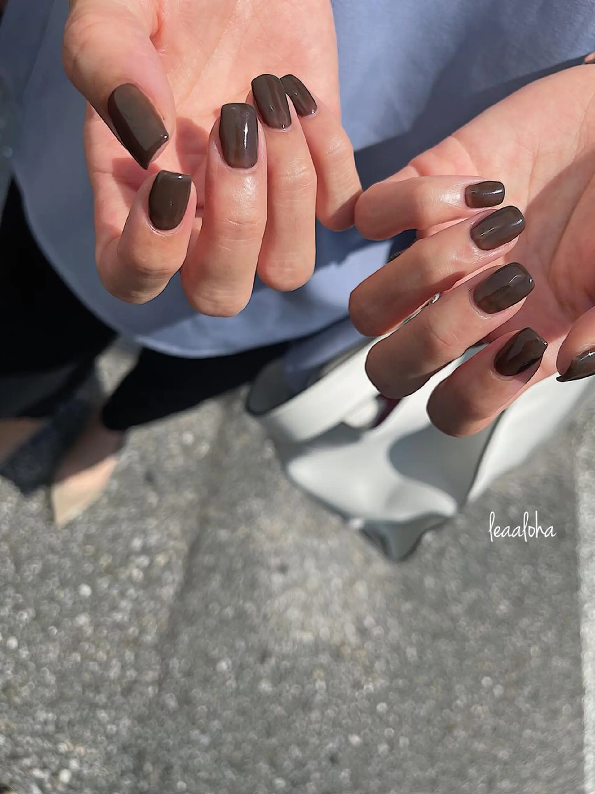 ネイル ワンカラーネイル ハンドネイル leaaloha　byBROWN HAIR所属・レアアロハ宇都宮 /ネイル.脱毛のネイルデザイン