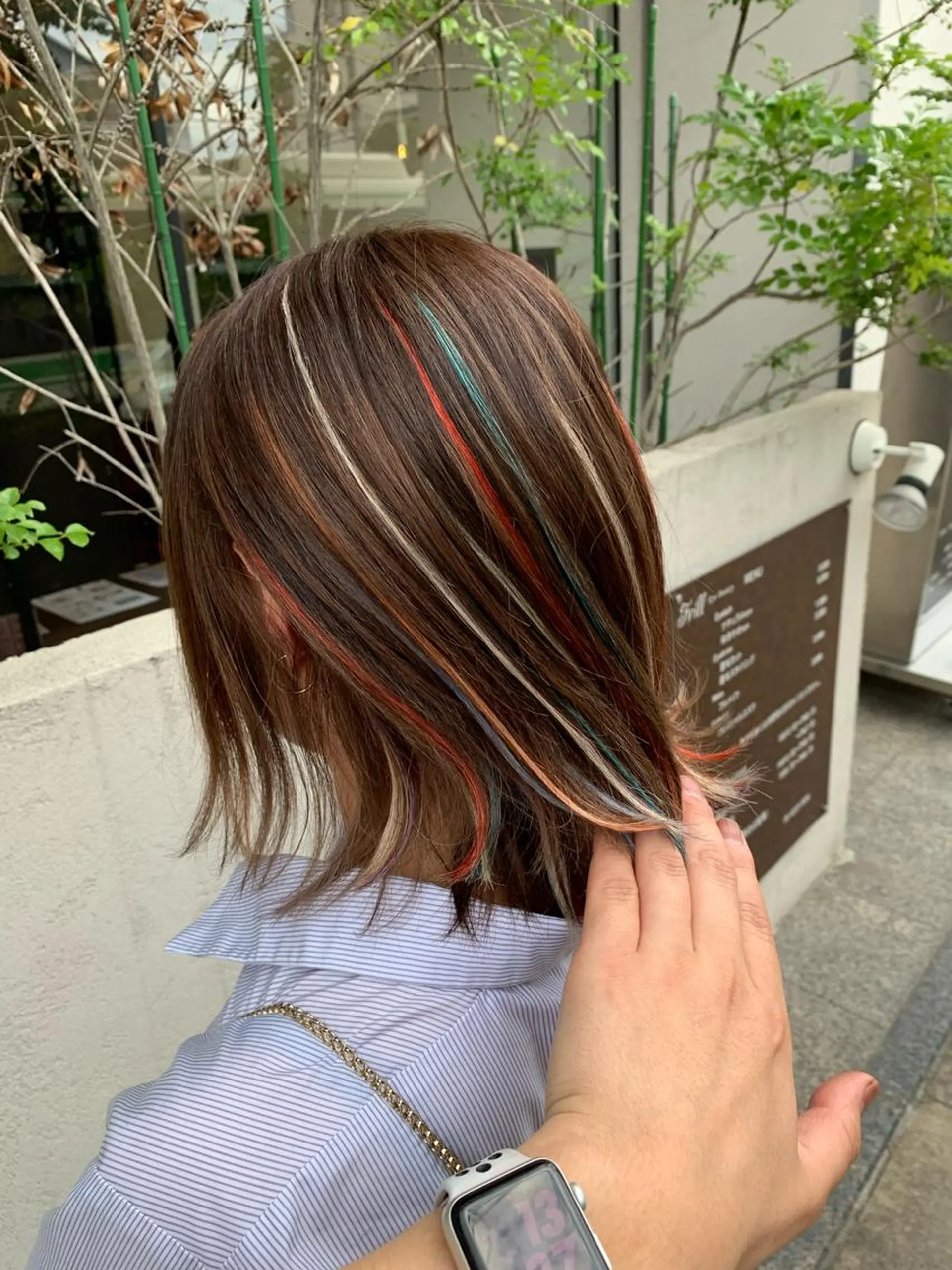 エクステ 似合わせ/ブリーチ カラー.岡田友仁のヘアスタイル