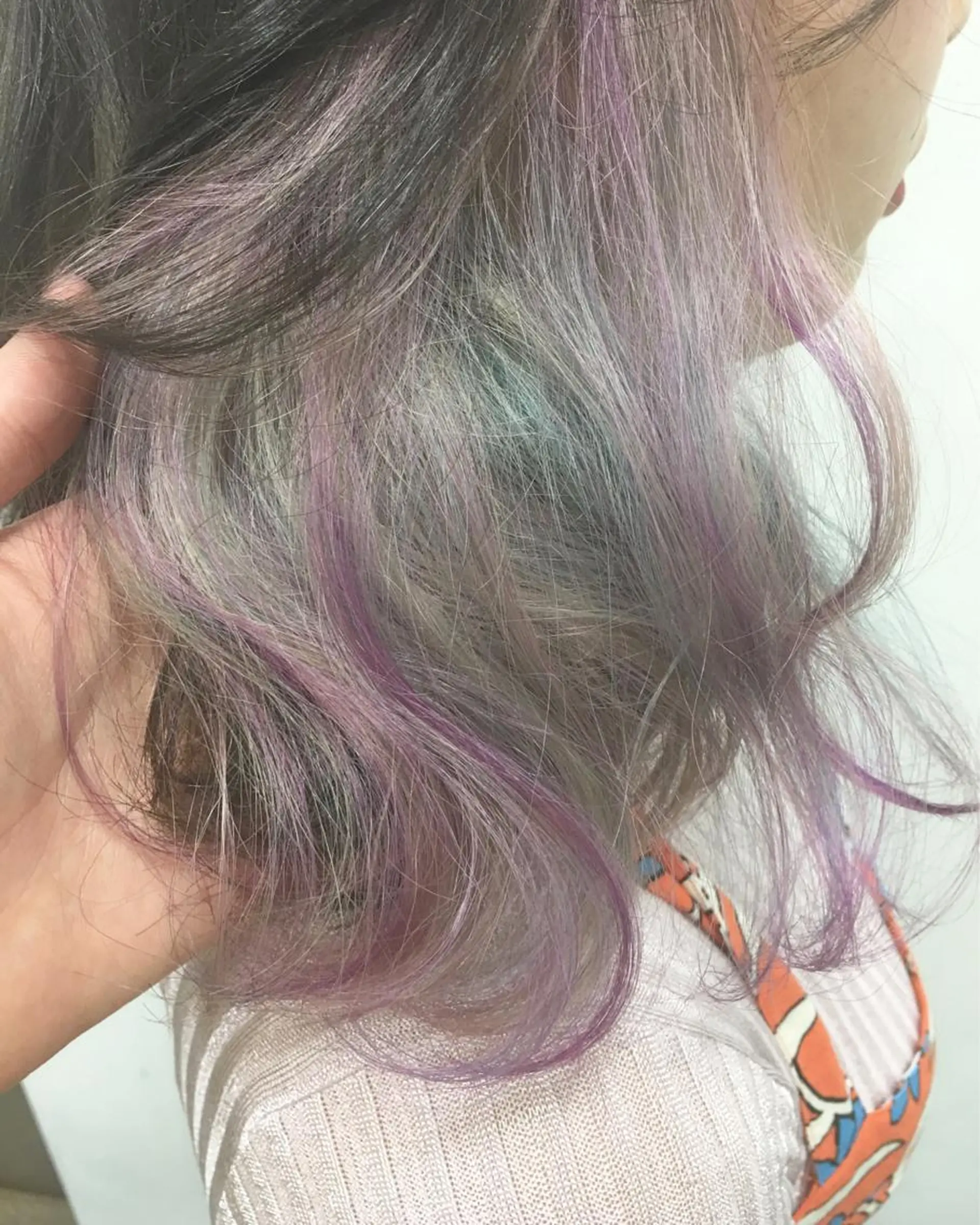 ミディアム カラー ヘアアレンジ エクステの神様 ▫️原島ユウヤ▫️のヘアスタイル