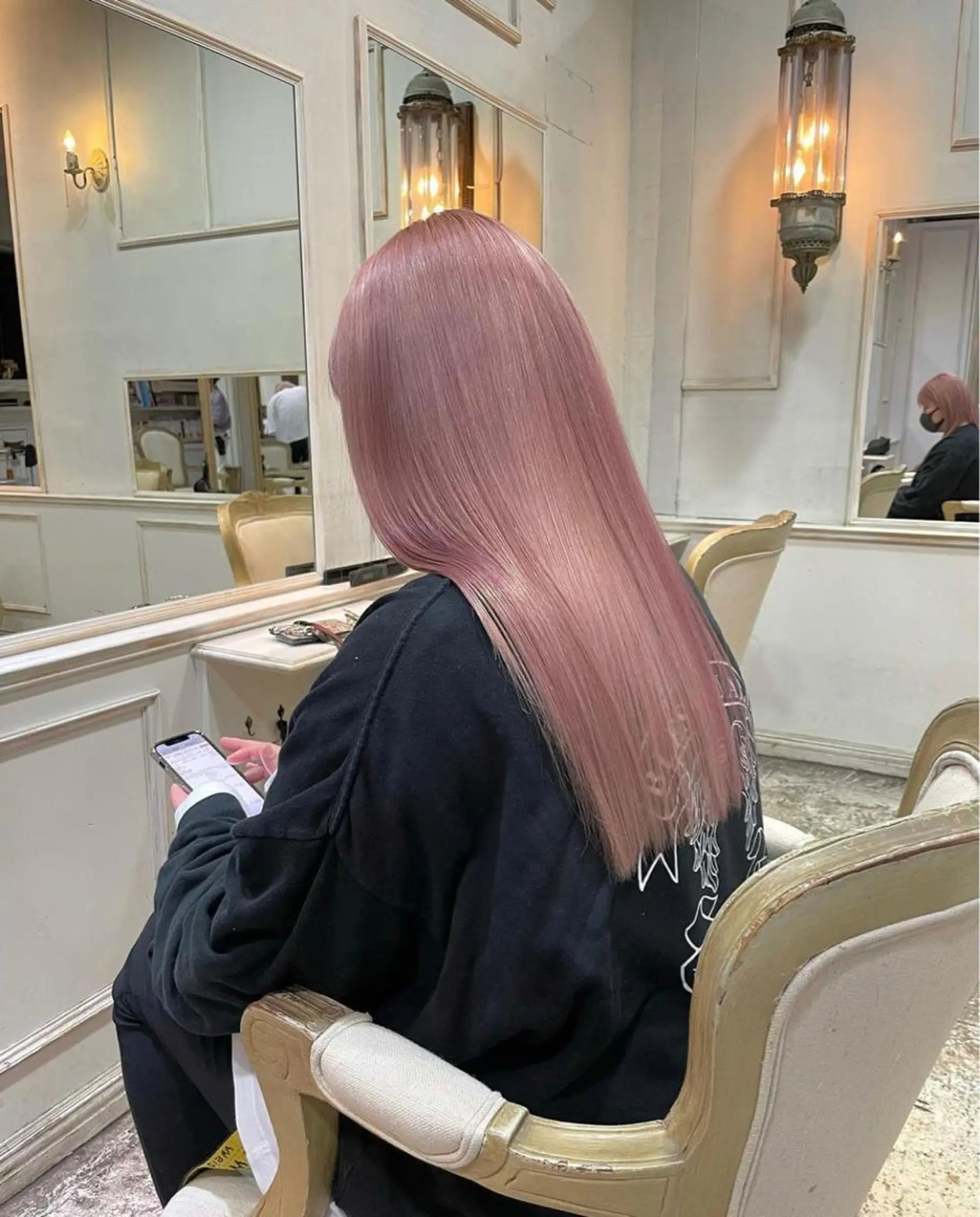 ロング ヘアカラー トリートメント 🔥女子ウケ🔥 メンズカットRIOのヘアスタイル