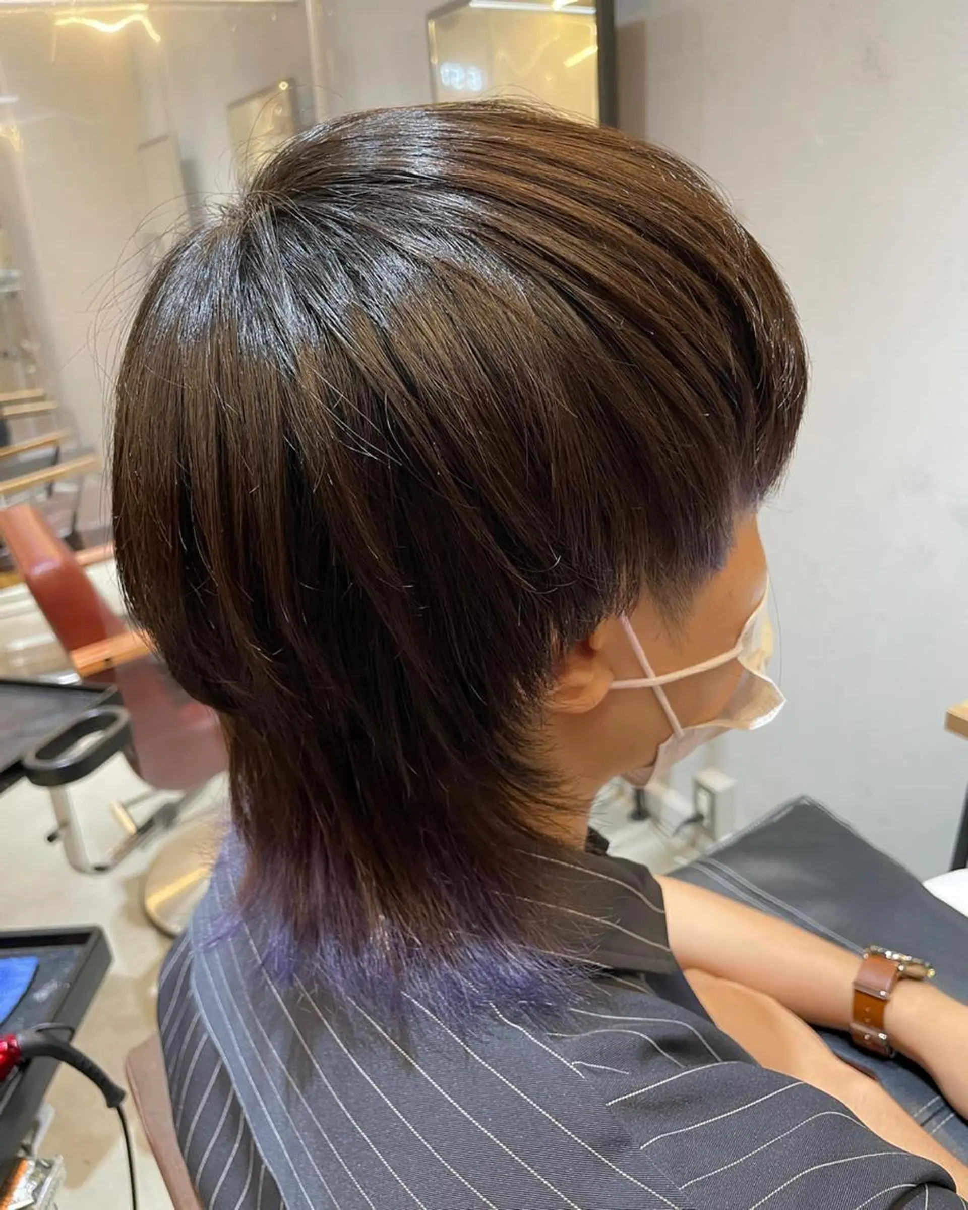 メンズ マッシュウルフ マッシュ メンズウルフカット ウルフカット ♦️モテ髪創作者 SUGA♦️のヘアスタイル