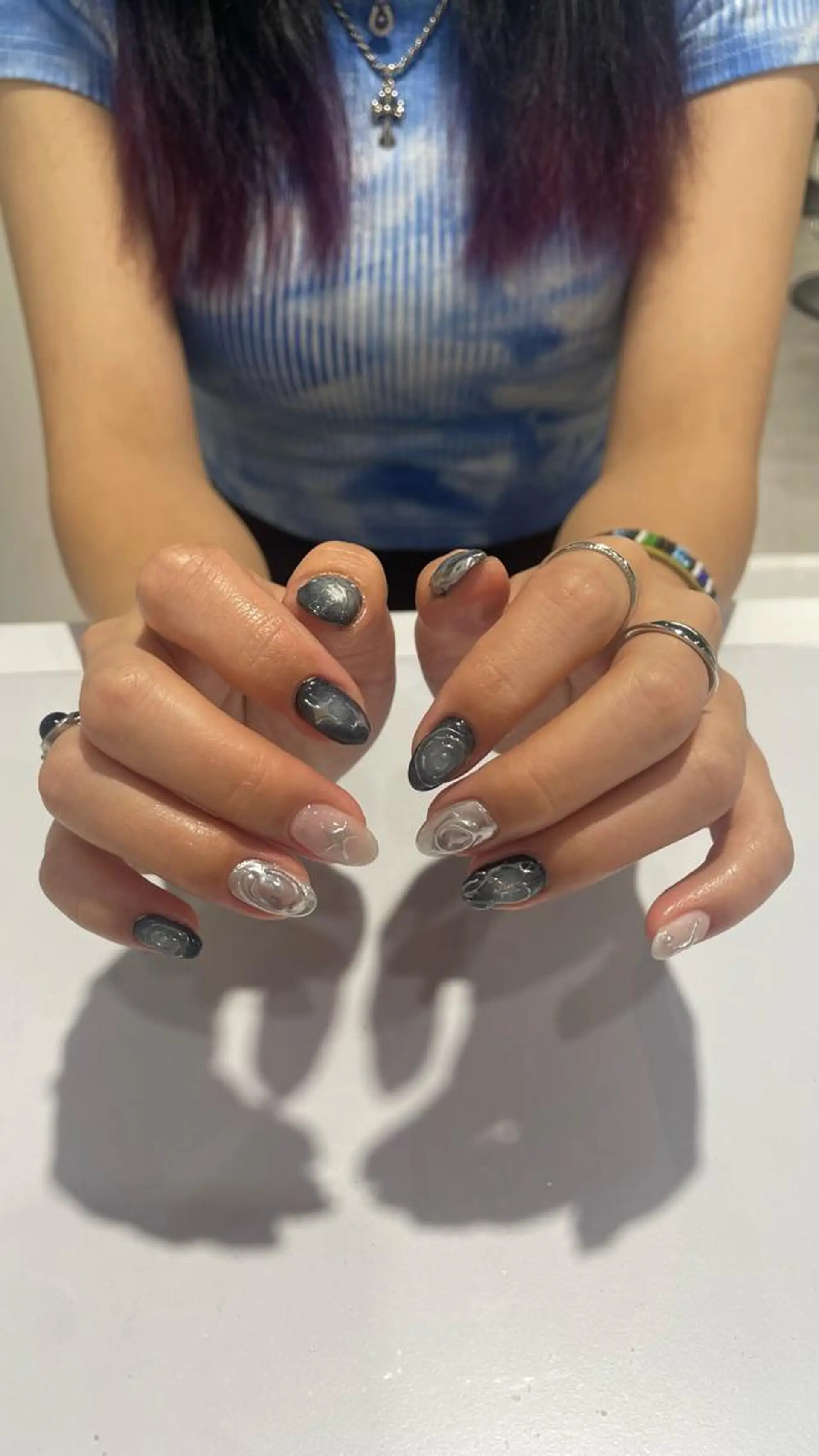 ネイル ハンドネイル フットネイル ハンドケア クルミ/ 💕ワンホンネイルのネイルデザイン