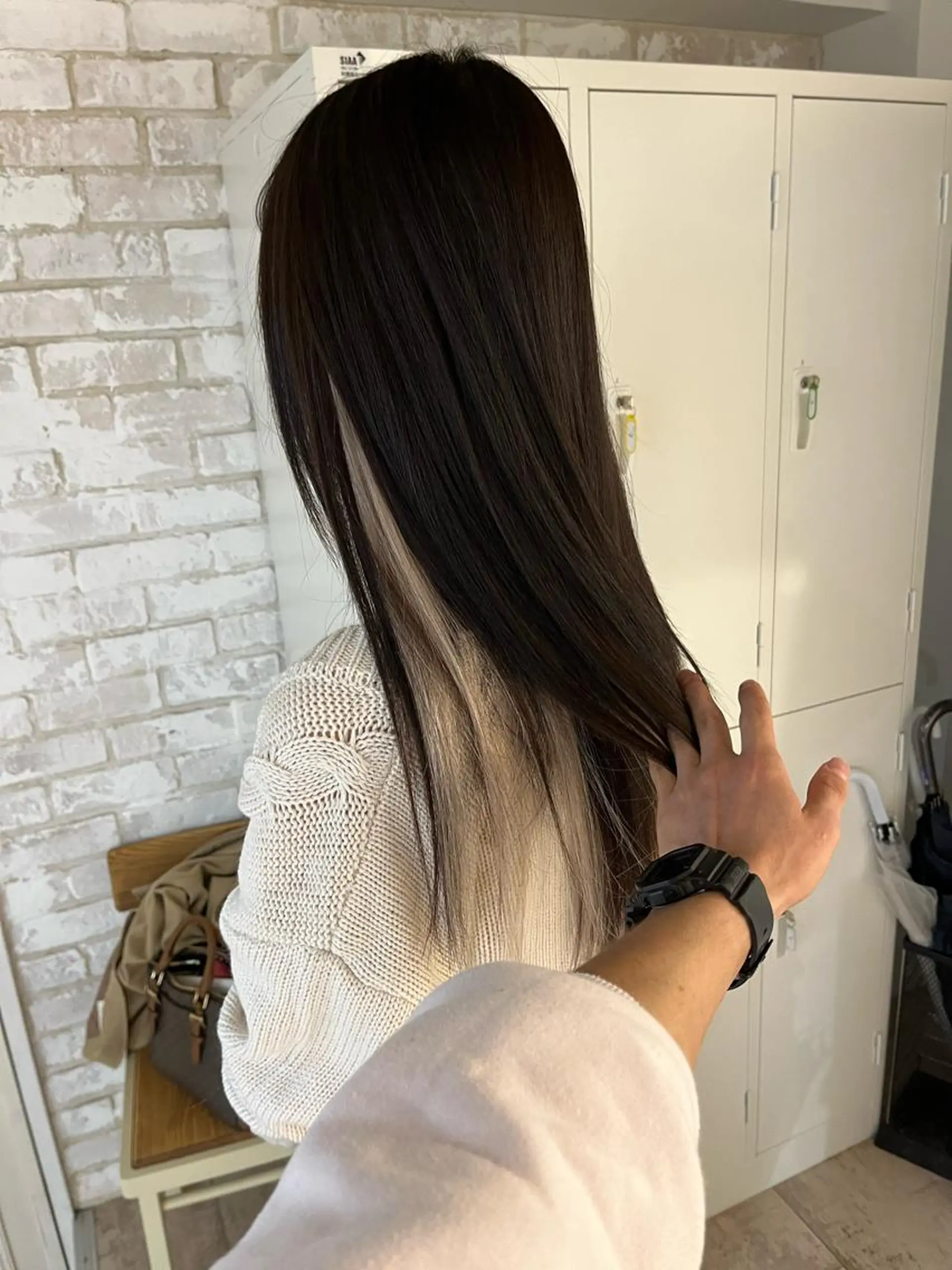 ミディアム カラー ヘアカラー エクステ ヘアセット エクステ/プル エクステKOICHIのヘアスタイル