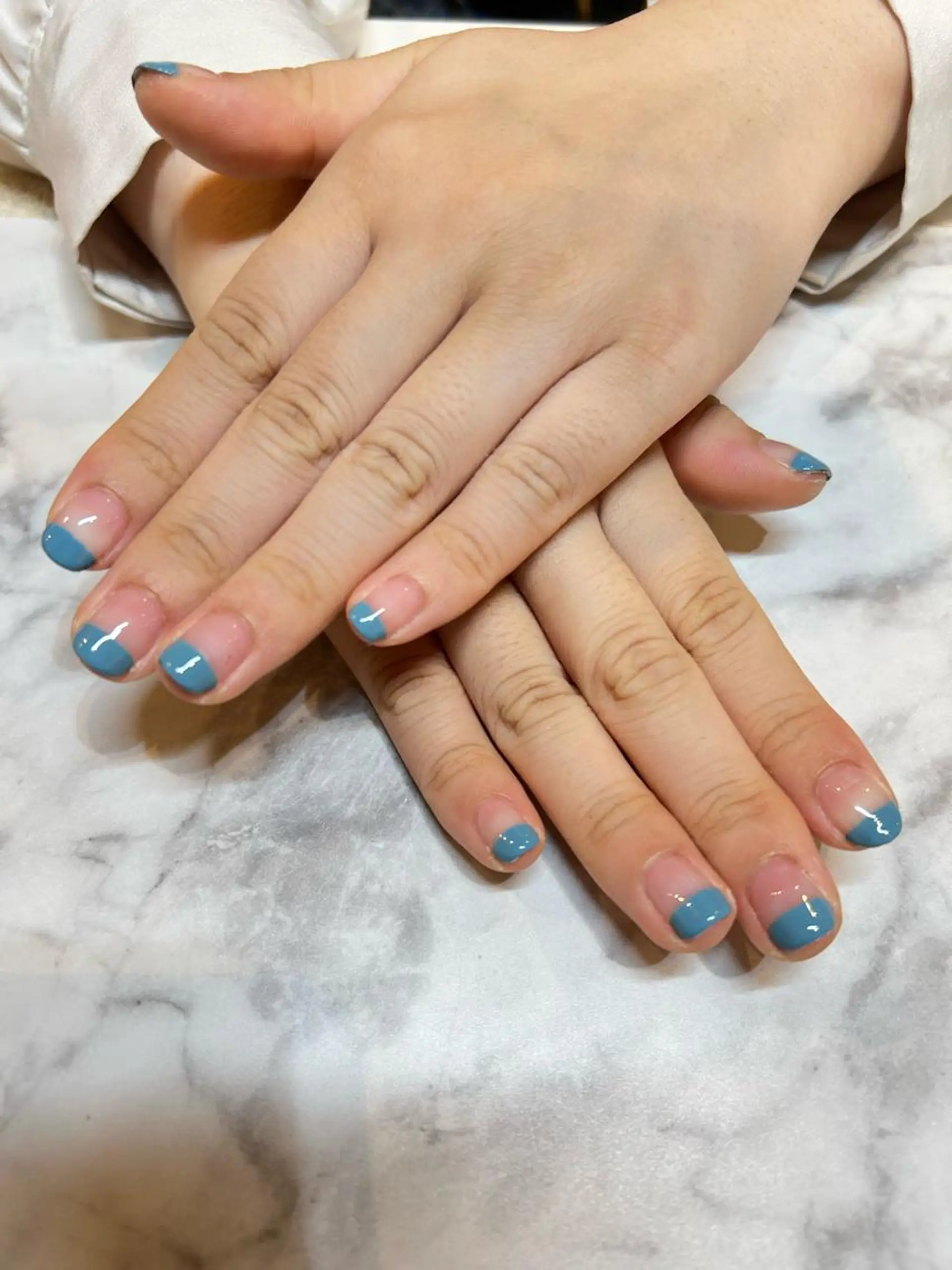 ネイル フレンチネイル Bianca 名駅店 rinnのネイルデザイン