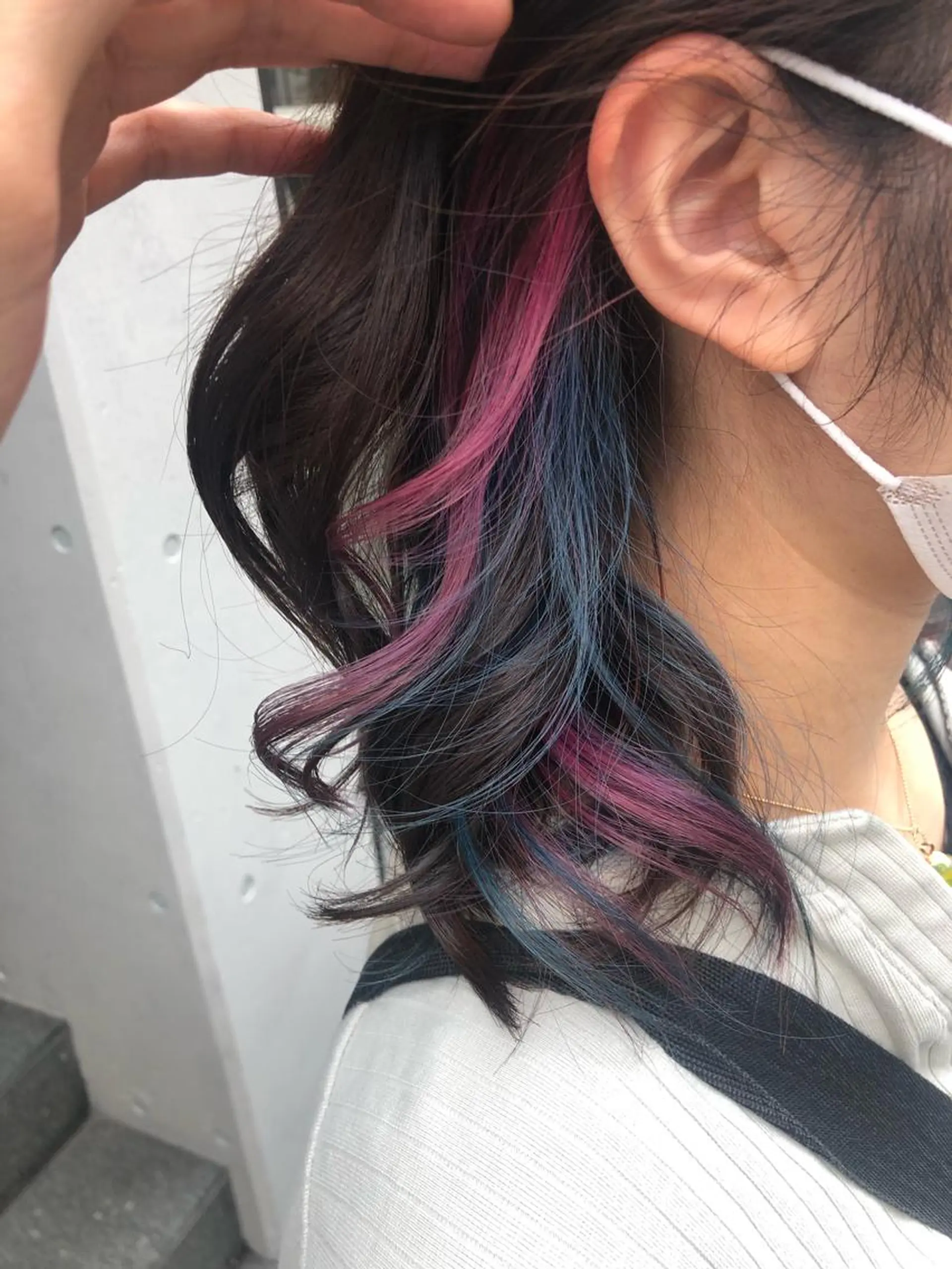 ミディアム カラー ユニコーンカラー カット ヘアカラー トリートメント 原宿サロン代表 デザインカラー伊藤卓のヘアスタイル