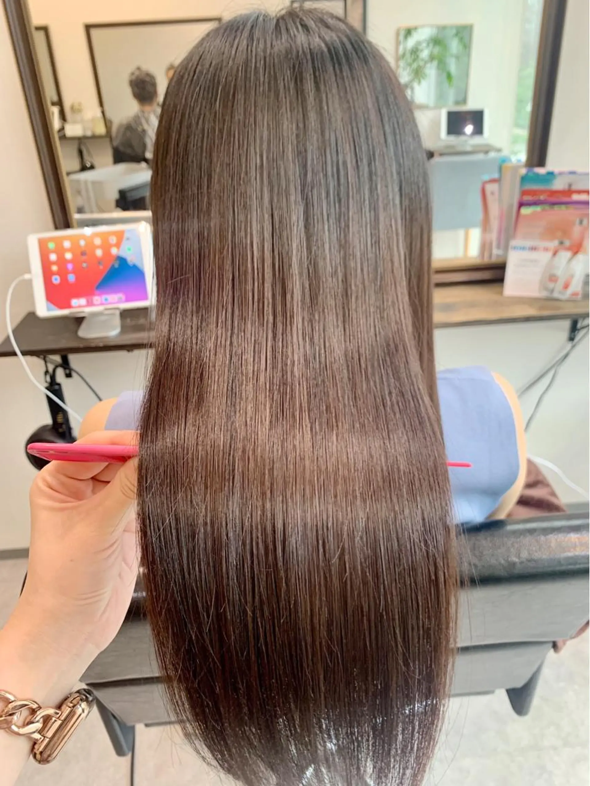 ロング カラー 髪質改善 トリートメント 酸熱トリートメント ヘアカラー トリートメント 酸熱トリートメント/ 髪質改善🌟玉井香奈のヘアスタイル