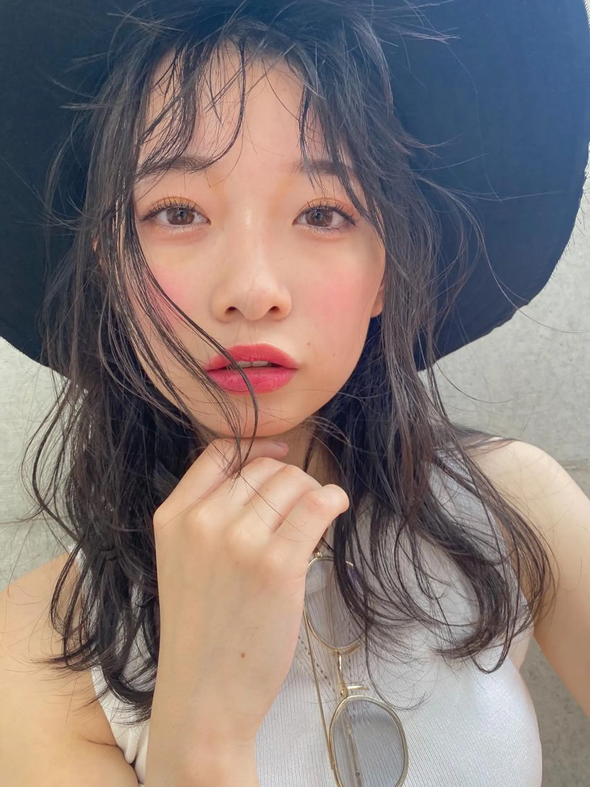 ロング ヘアカラー トリートメント nessヤマサキ リュウタのヘアスタイル