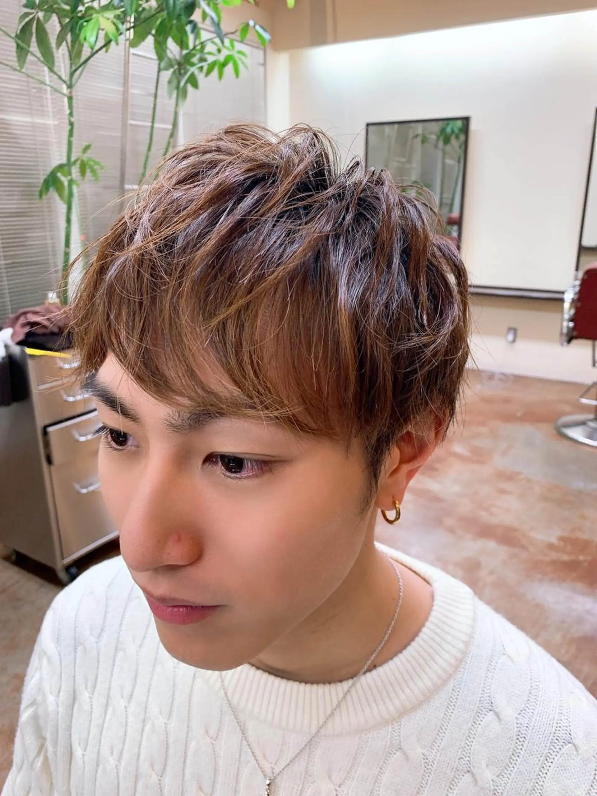 メンズ 大人レイヤー ヨシミカズヤのヘアスタイル
