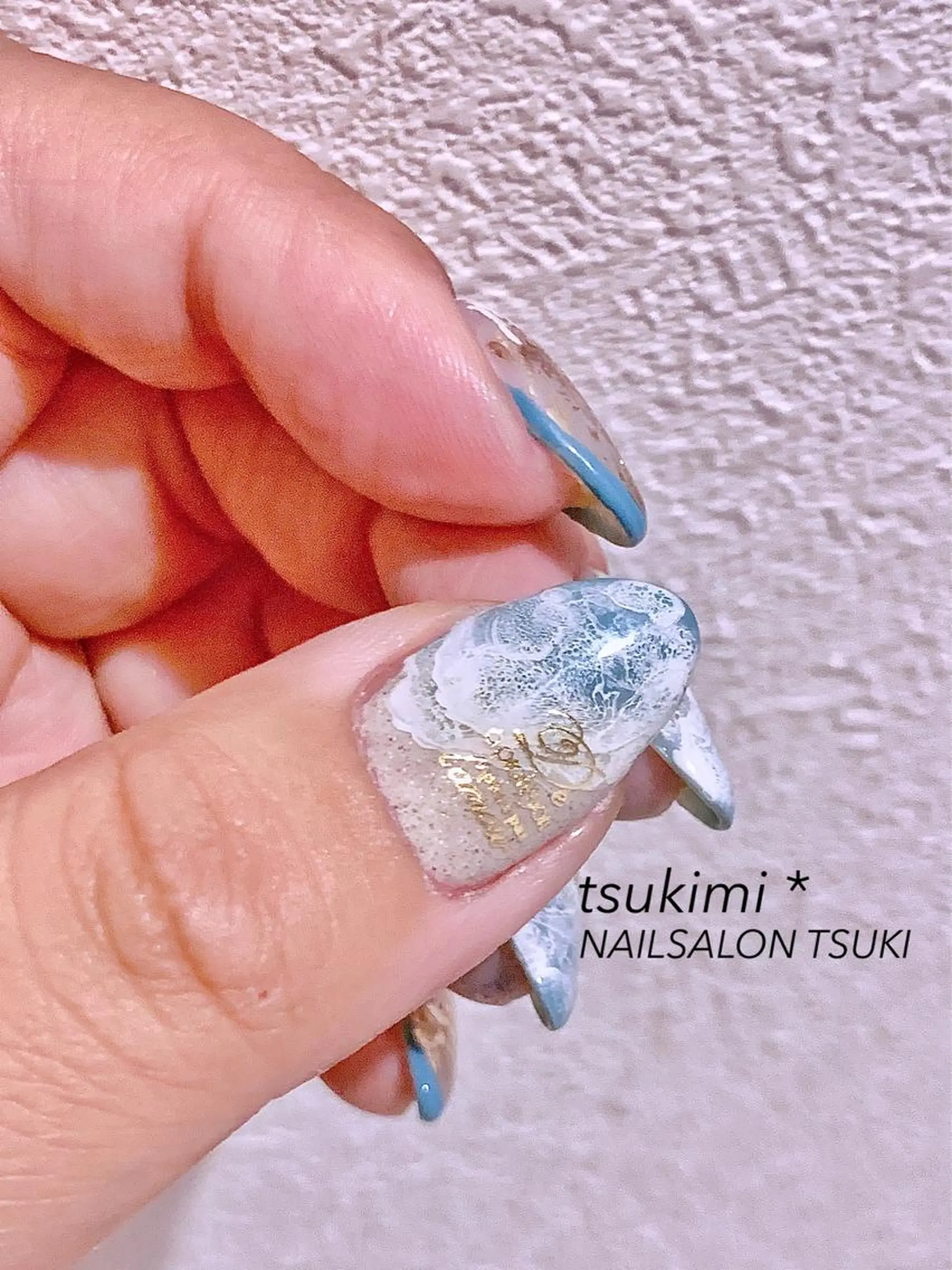ネイル ニュアンスネイル 夏ネイル ハンドネイル Tsuki.所属・Nailsalon Tsuki.のネイルデザイン