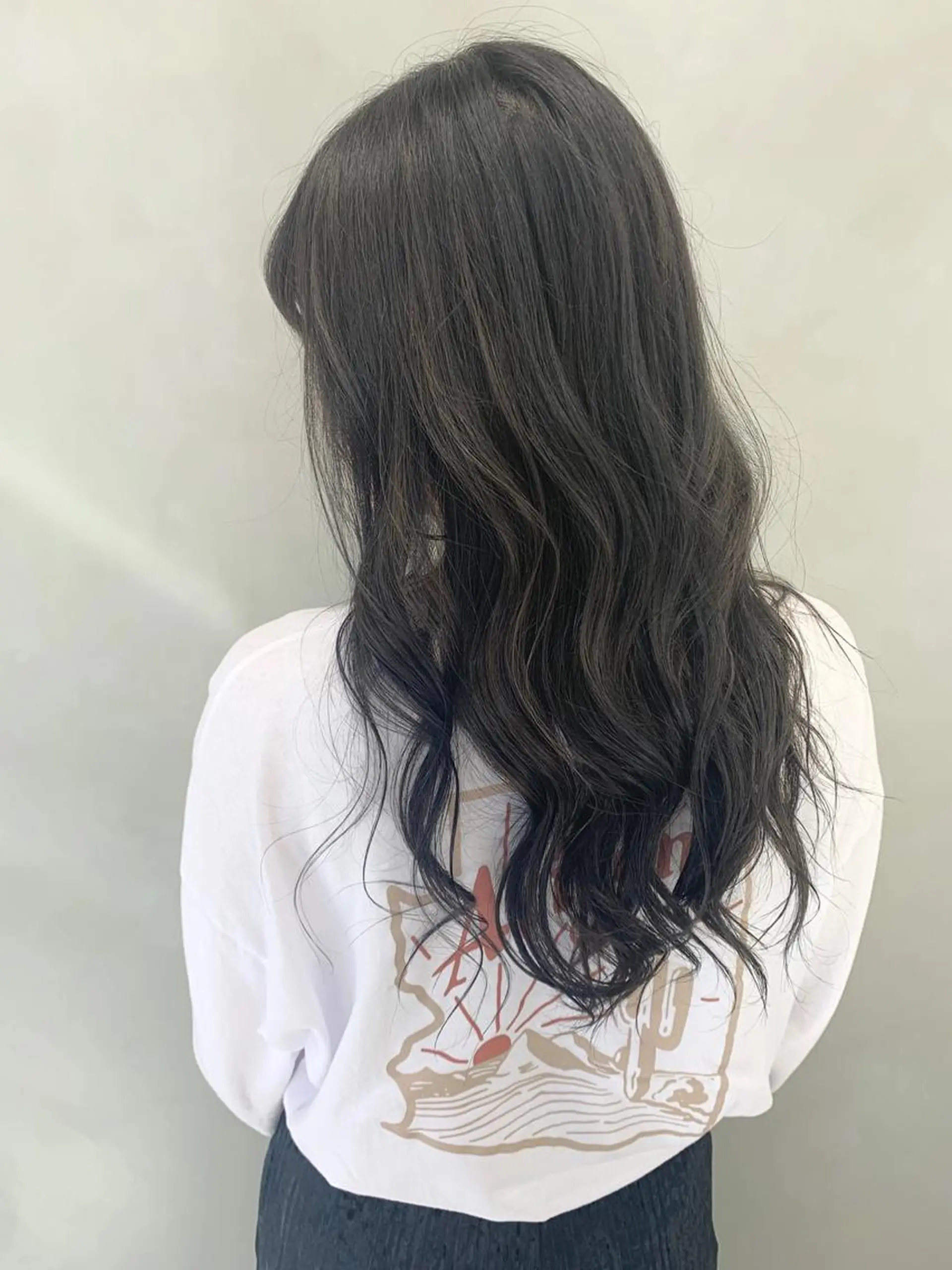 ロング カラー アッシュ カット ヘアカラー トリートメント 💈平島 拓也💈のヘアスタイル