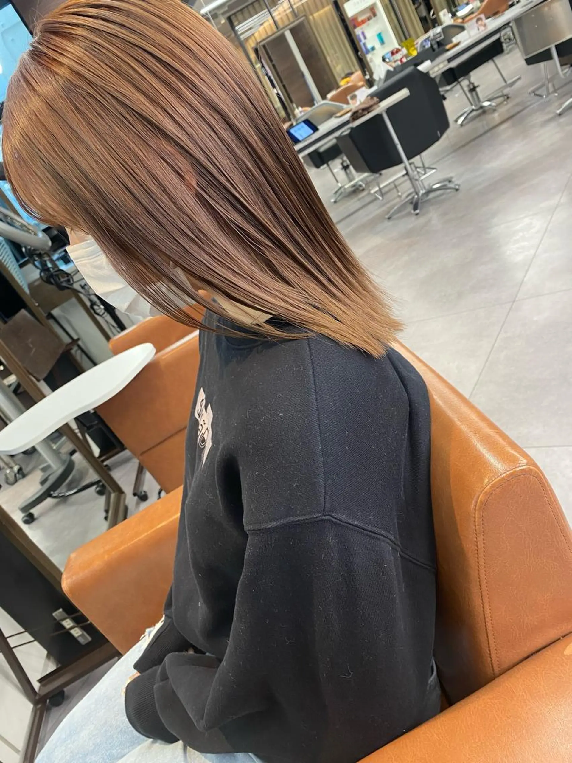 ミディアム カット トリートメント 髪質改善美髪特化 ルイス奈良のヘアスタイル