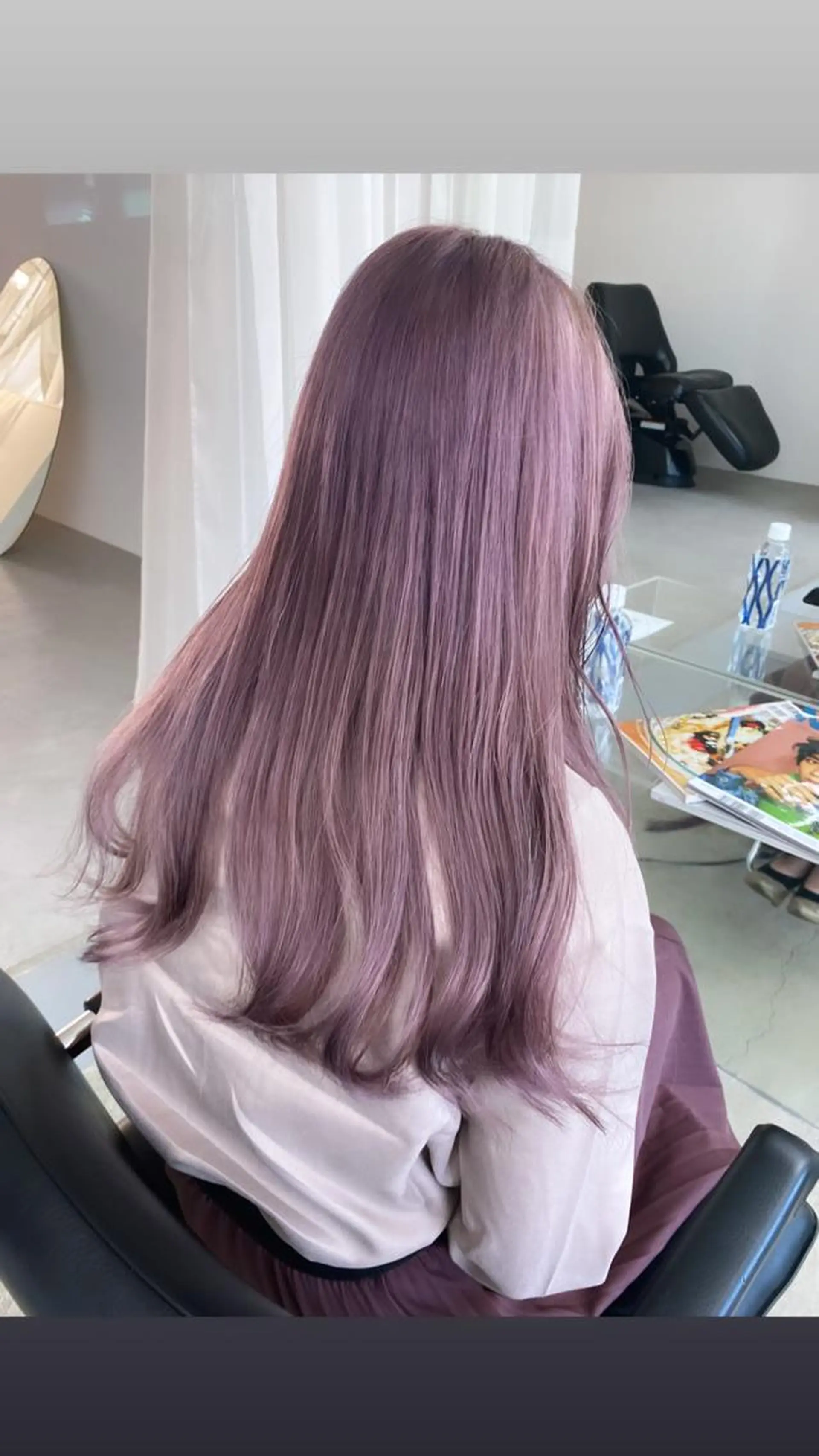 ロング カラー ブリーチ ピンクカラー ロング カット ヘアカラー 鈴木 漱一郎のヘアスタイル
