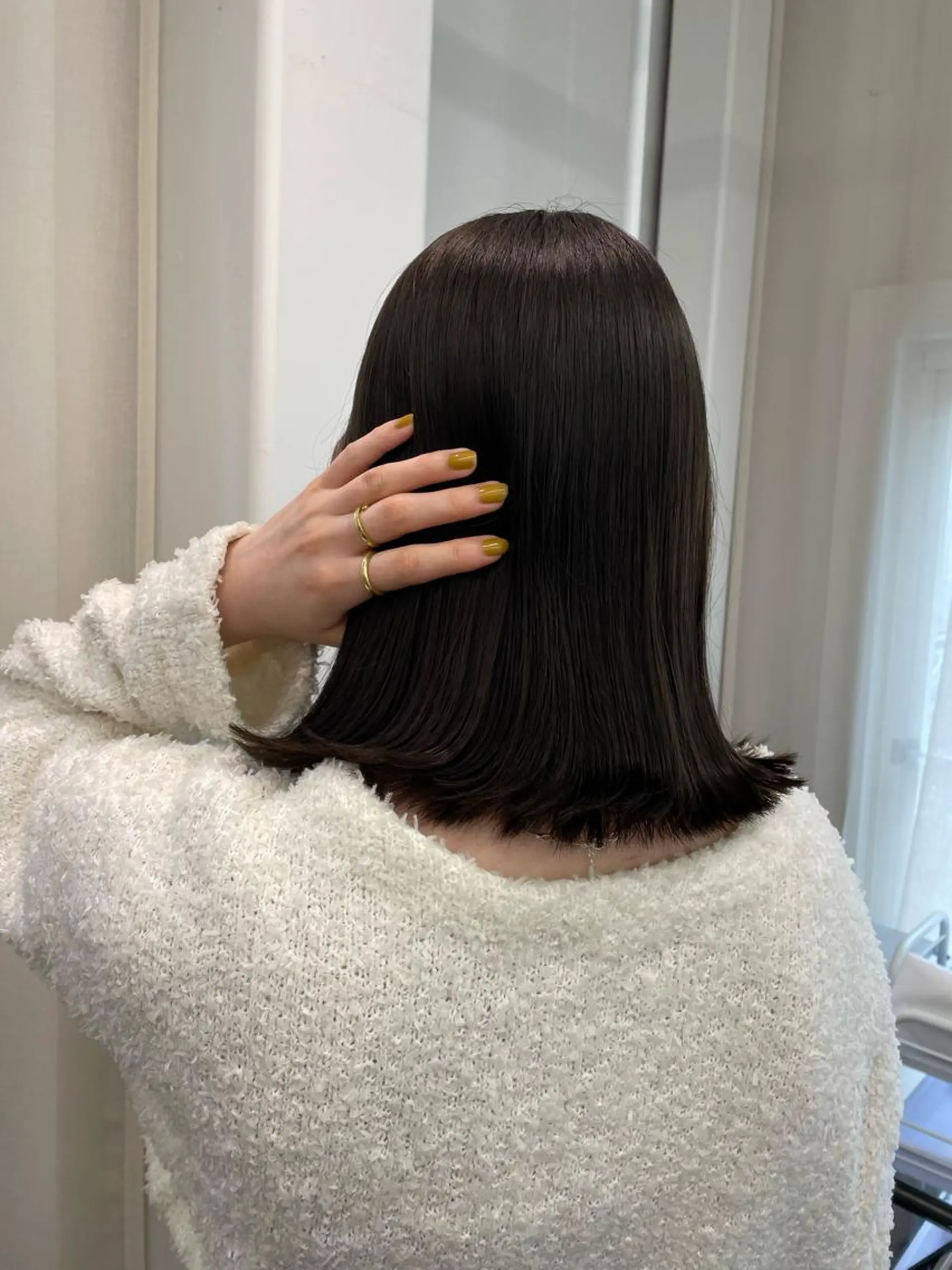 ミディアム カラー カット 縮毛矯正 レイヤーカット🎀 kanaのヘアスタイル