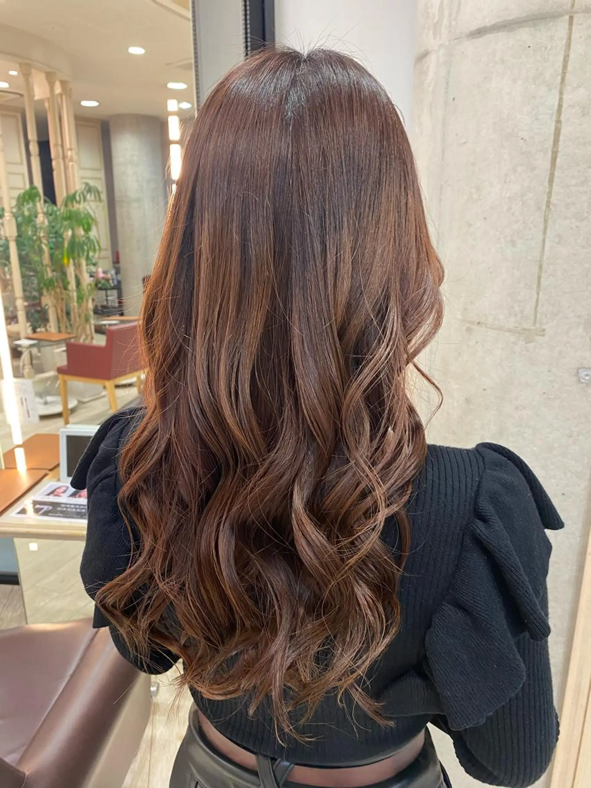 ロング カラー ブラウンカラー ヘアセット 艶カラー🌸アレンジ 🌹Sally🕊️のその他イメージ