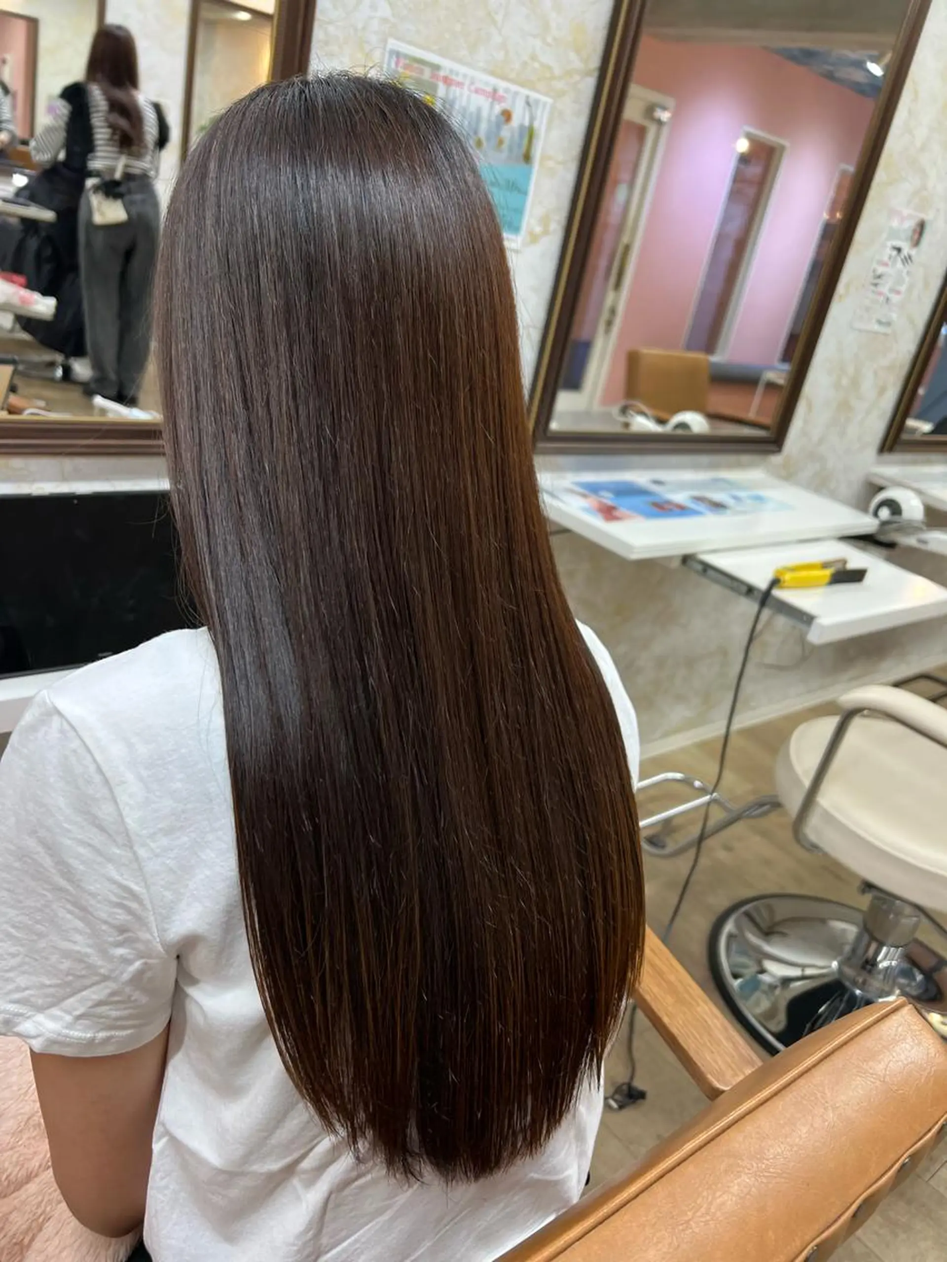 ロング 縮毛矯正 髪質改善特化💫 韓国ヘアAyumuのヘアスタイル