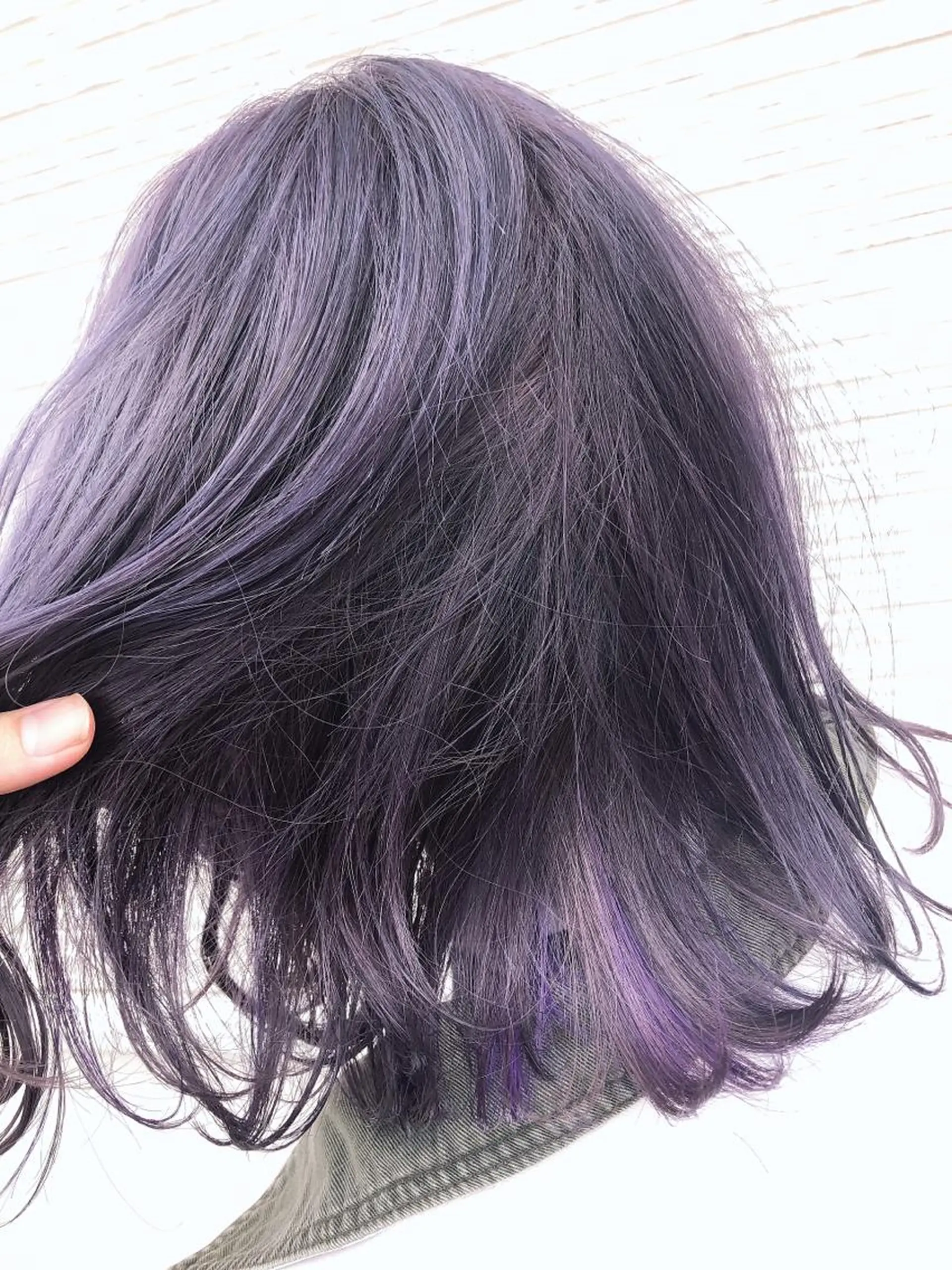 ミディアム カラー ヘアカラー トリートメント 名畑 裕貴のヘアスタイル