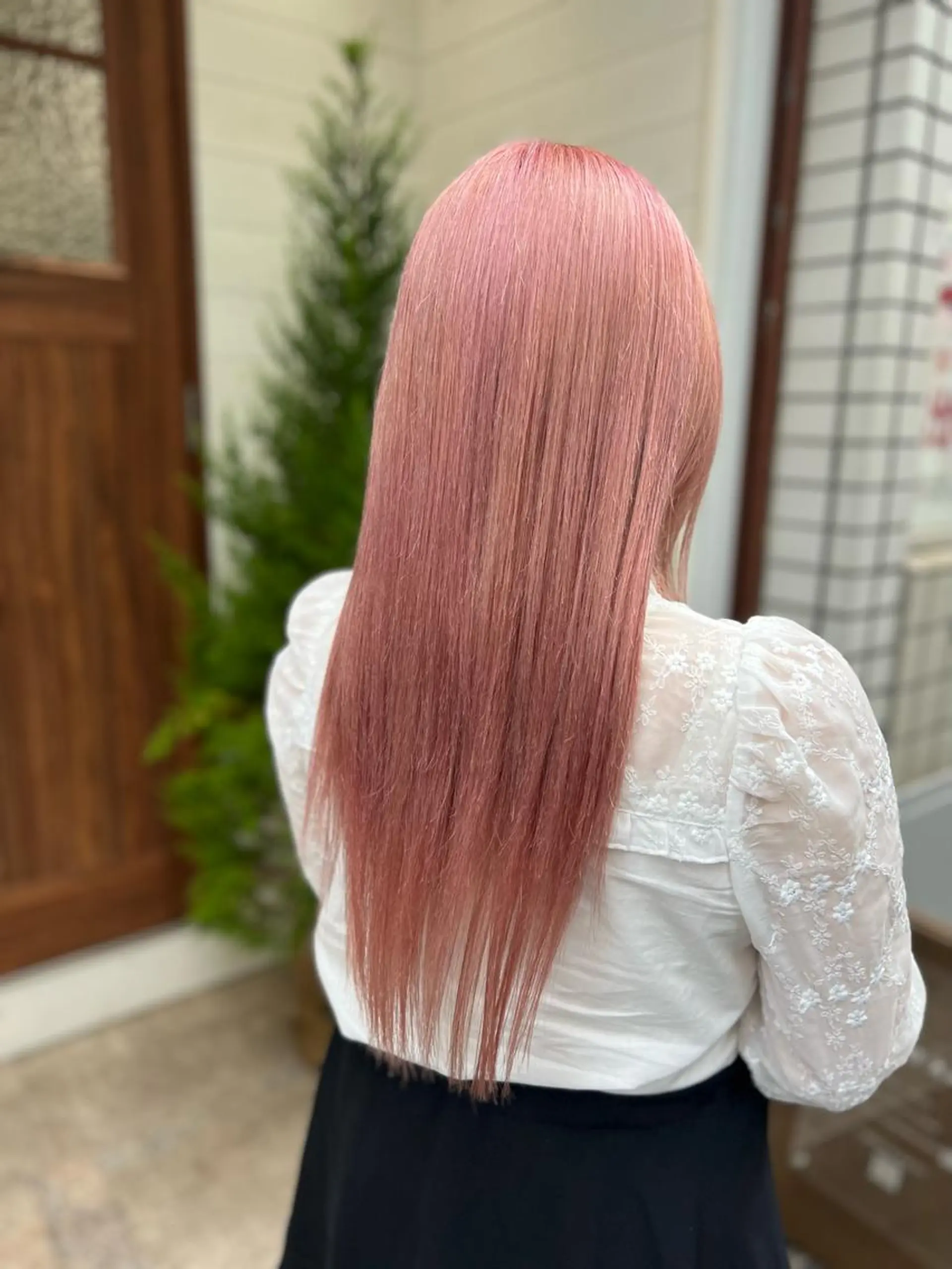 ロング カラー ピンクカラー ロング 🍇おぐら めぐみ🍇のヘアスタイル