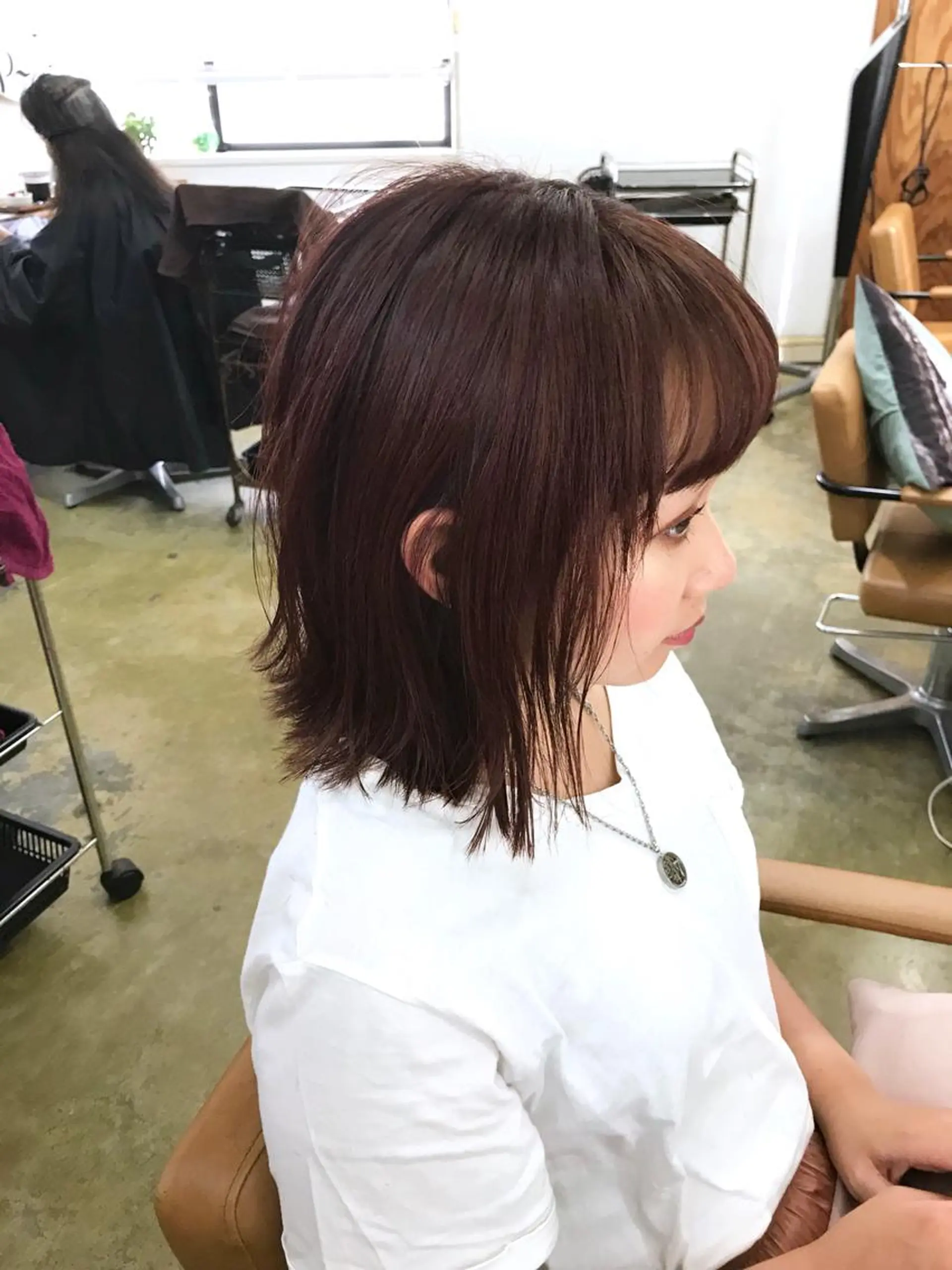 ミディアム カラー 💎髪質改善💎 デザイナーshinのヘアスタイル