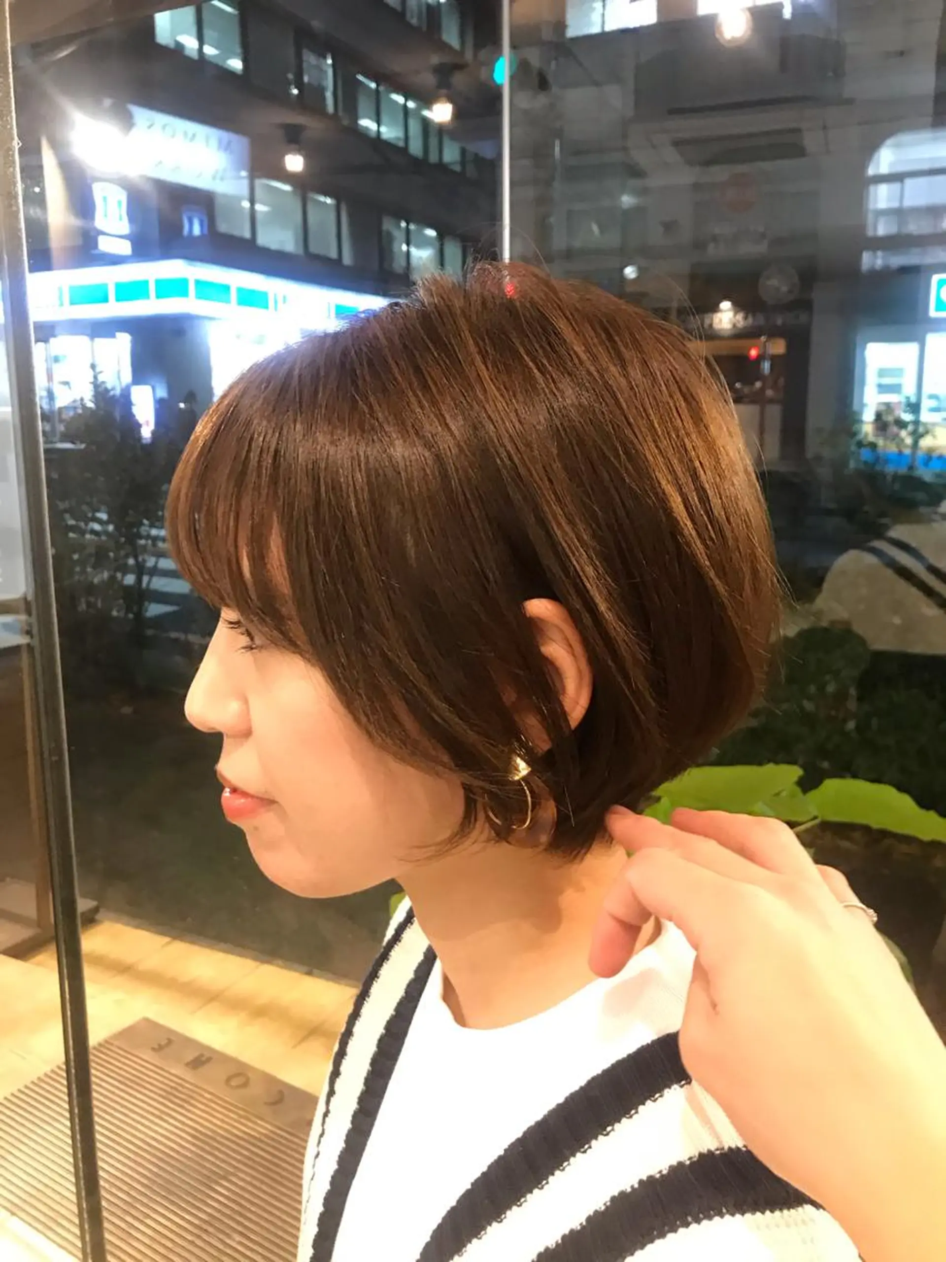 ショート ショートボブ ボブ ショートヘア 渋谷 ミモザワークス タニグチヨシユキのヘアスタイル