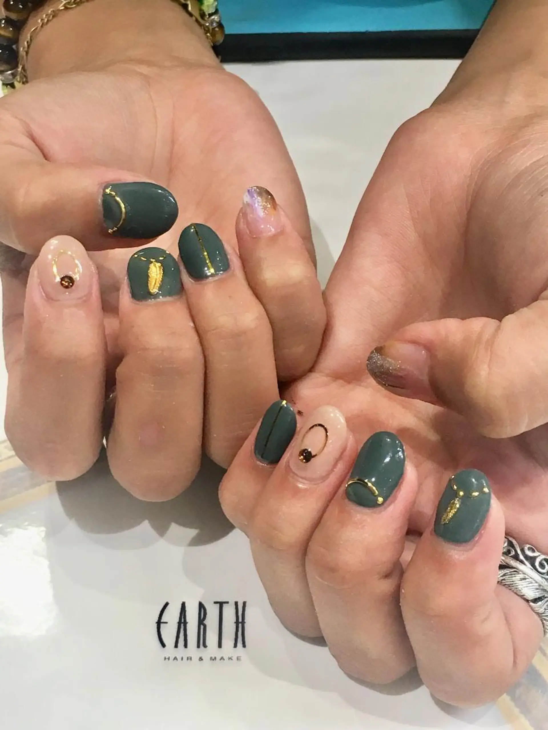 ネイル アートネイル ニュアンスネイル ワンカラーネイル ハンドネイル 佐藤 まりえのネイルデザイン