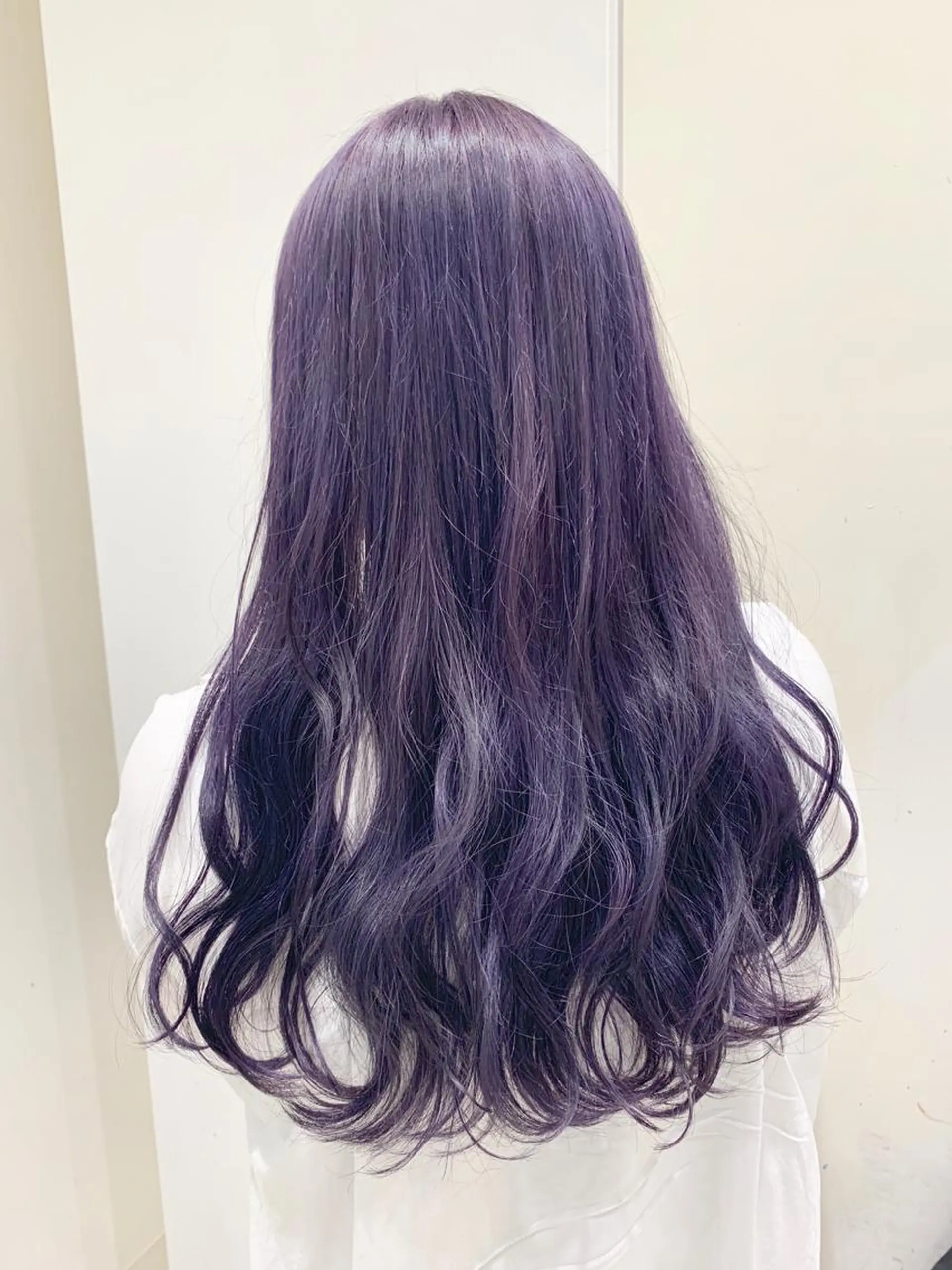 ロング カラー ブリーチ ケアブリーチ ラベンダーカラー トリートメント カット ヘアカラー トリートメント Le'a渋谷所属・インナーエクステ渋谷 🦋KAJIのヘアスタイル
