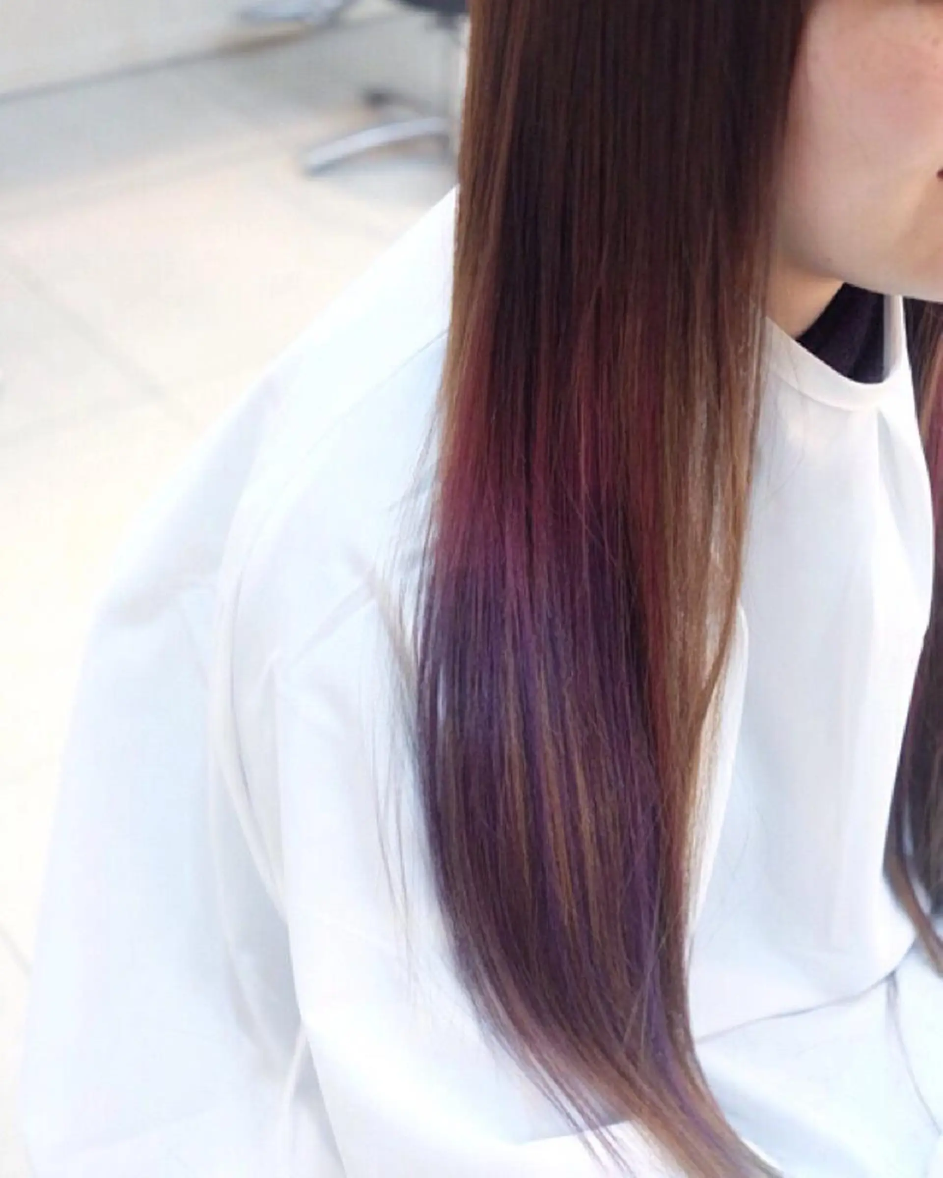 ロング カラー 吉岡 三四朗のヘアスタイル