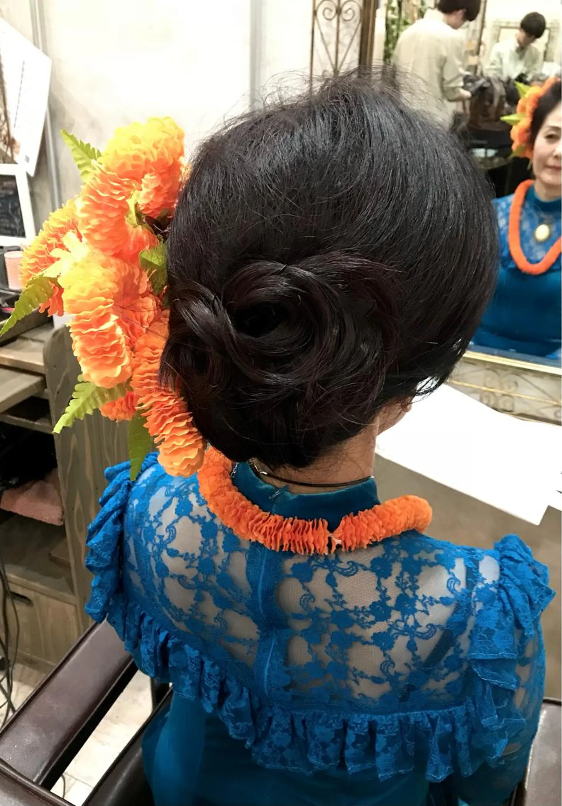 セミロング まつパ・ヘアセット ♡Chinami♡のマツエク・マツパデザイン