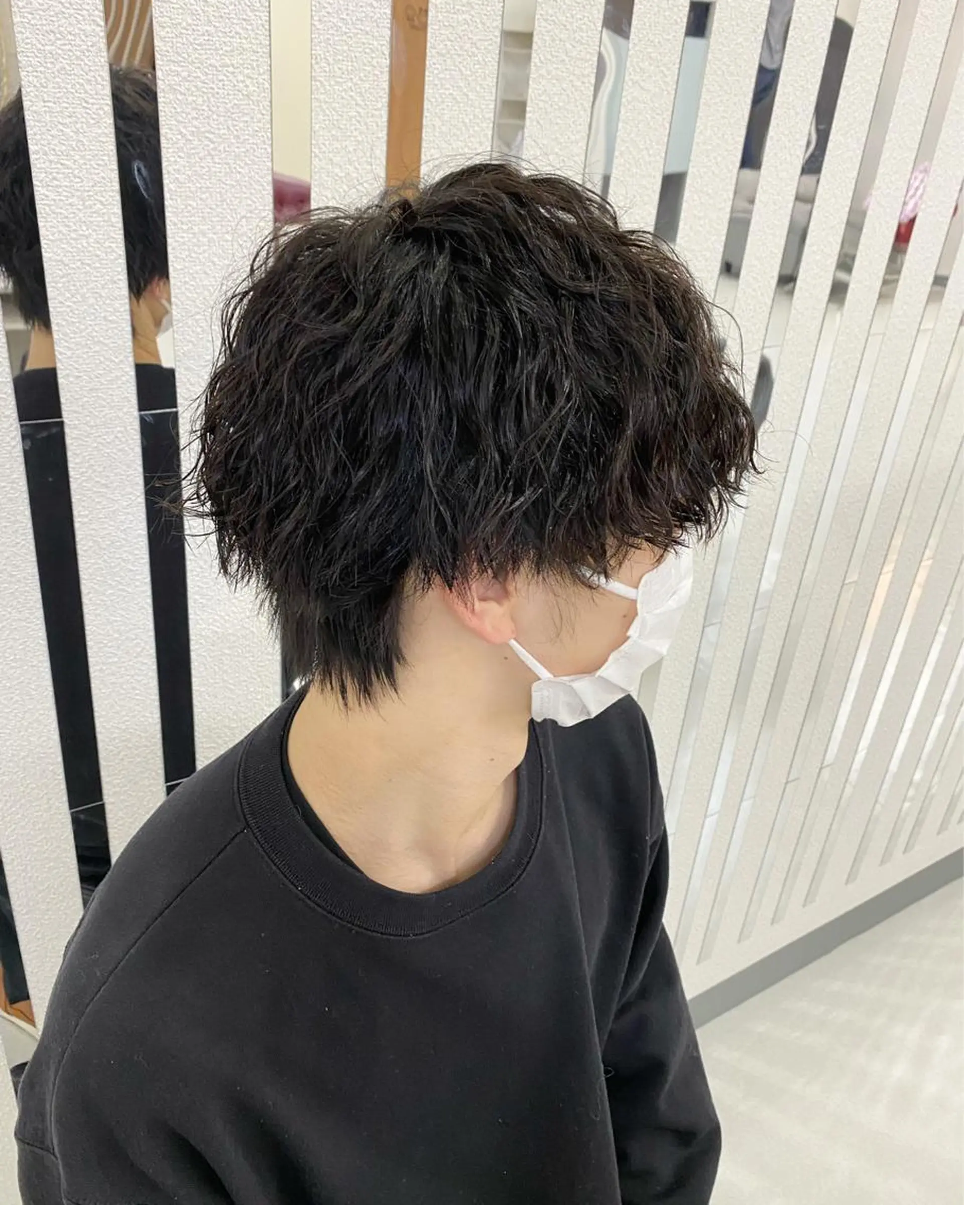 ショート パーマ ツイストスパイラルパーマ 伸ばしかけ ウルフカット スパイラルパーマ カット パーマ トリートメント YURI ✨のヘアスタイル