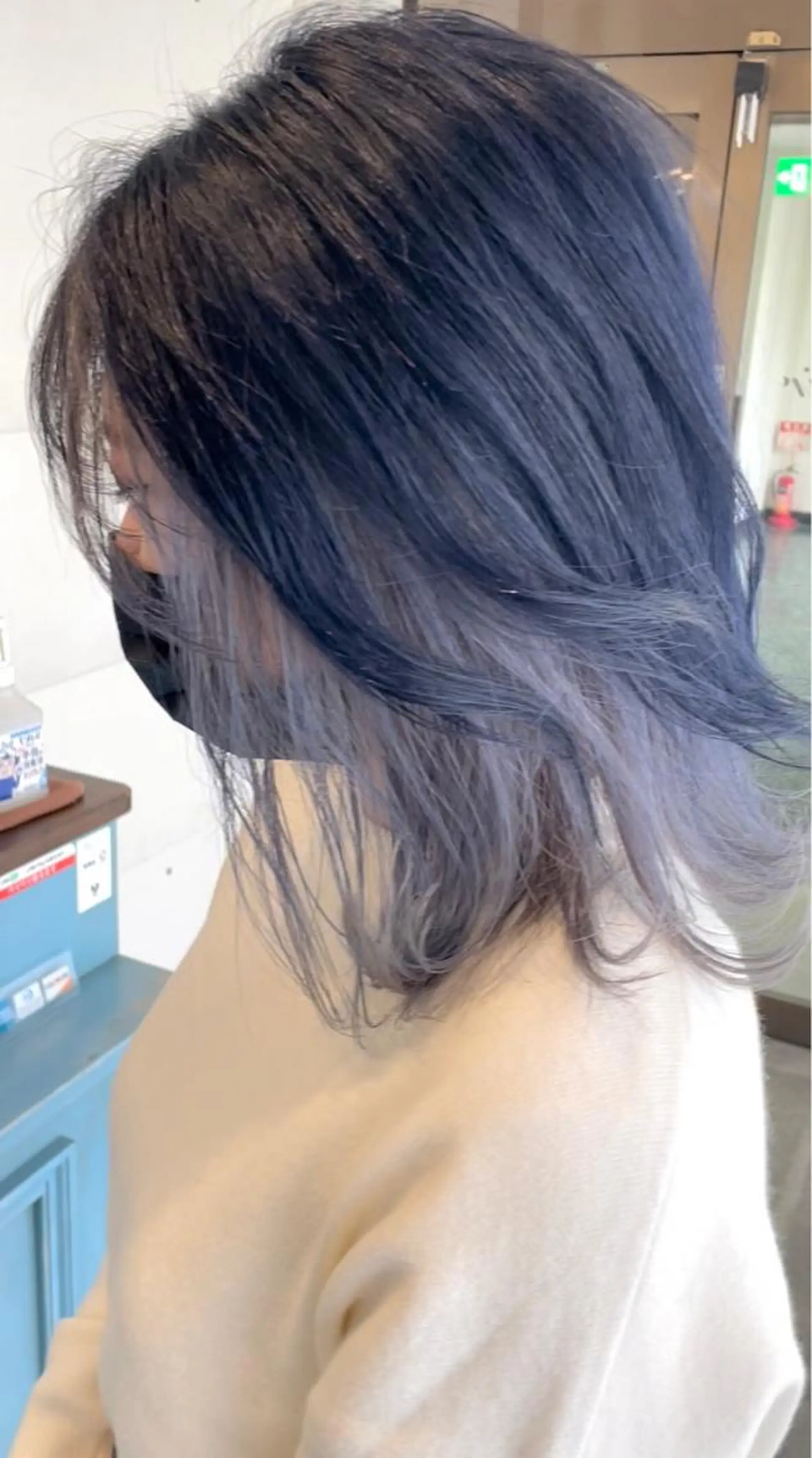 ミディアム カラー ヘアカラー トリートメント ALLEN hair 京橋店のヘアスタイル