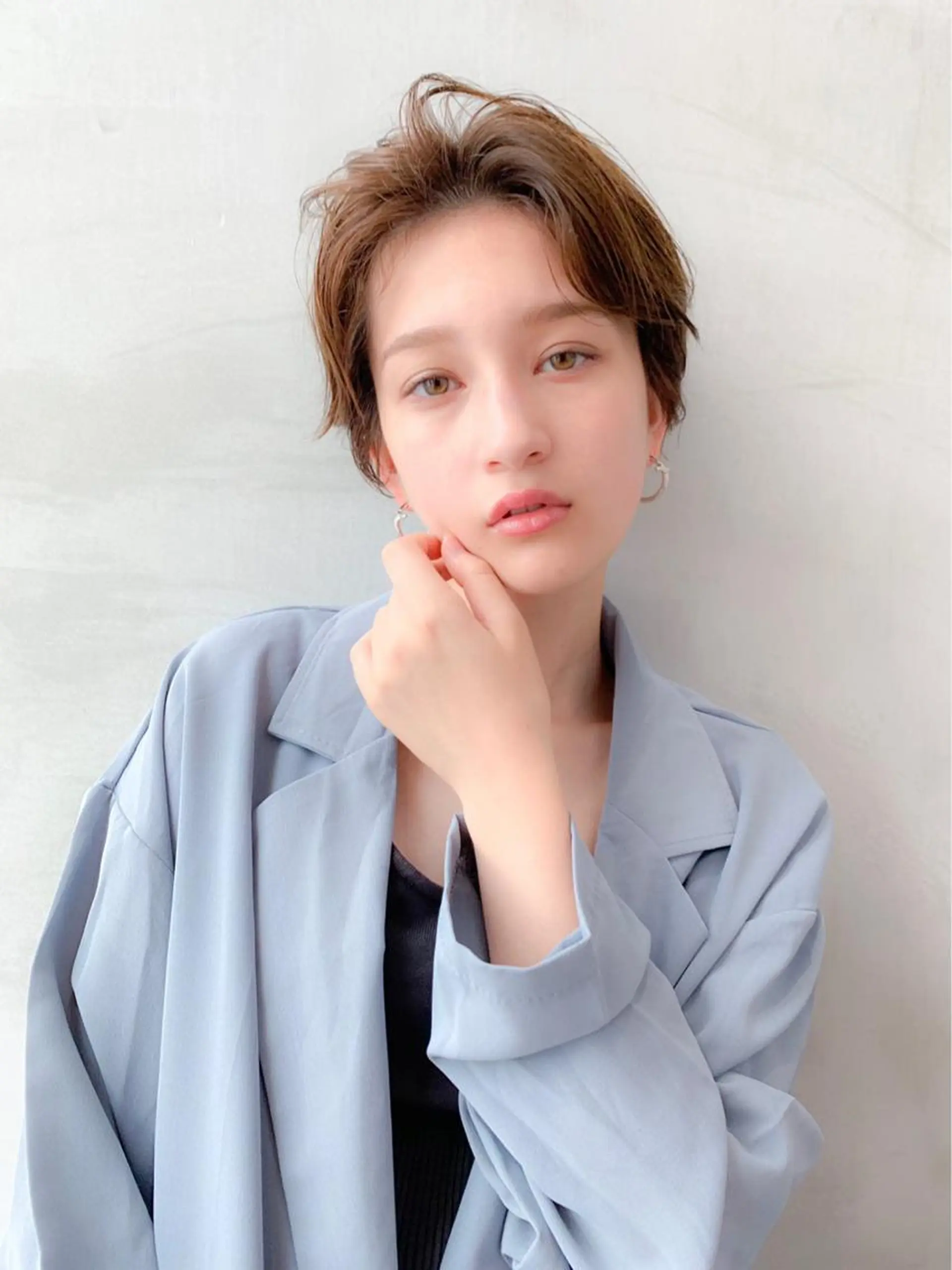 ショート カラー カット ヘアカラー トリートメント 🉐レイヤー/塩見 弘樹🉐渋谷のヘアスタイル