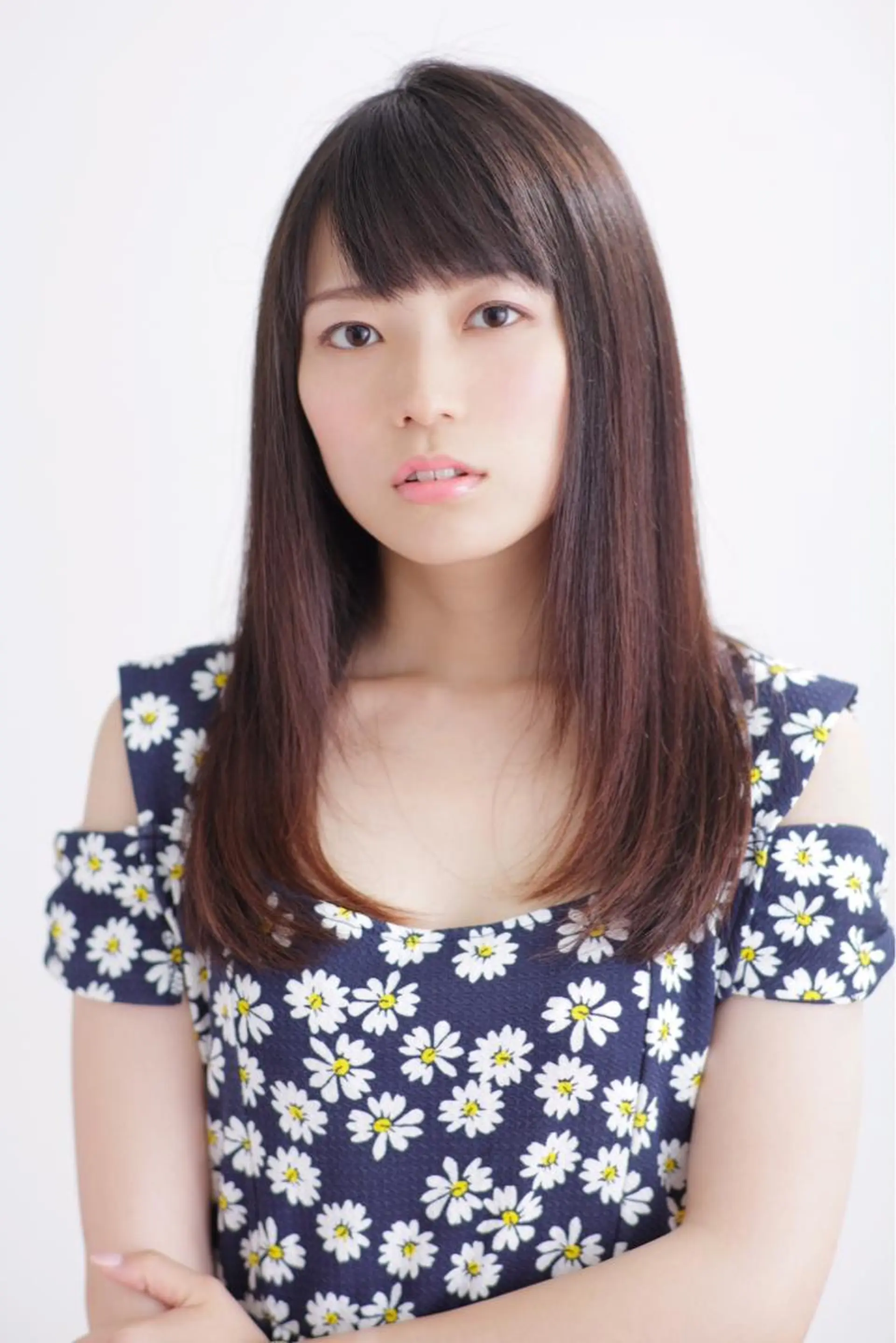 ロング カラー カット 縮毛矯正 トリートメント ヘッドスパ 横手 愛美のヘアスタイル