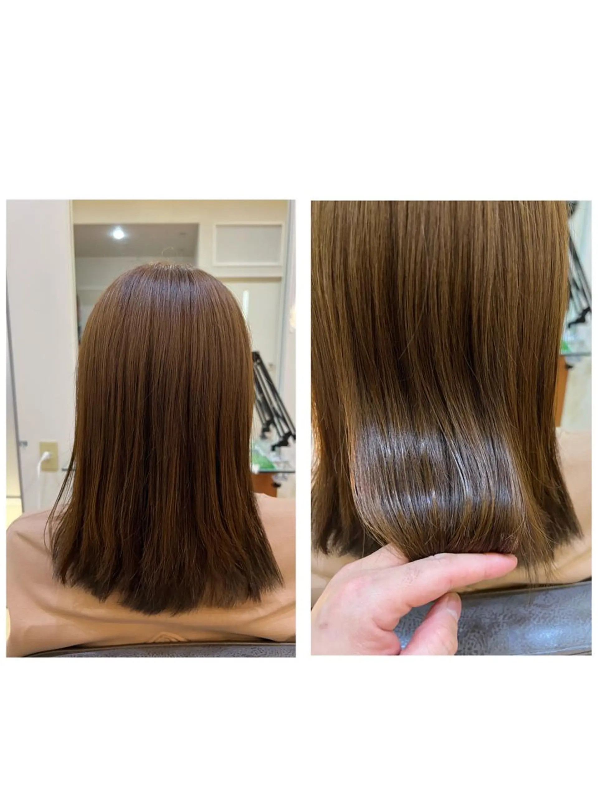 ミディアム 髪質改善 中尾 淳一のヘアスタイル