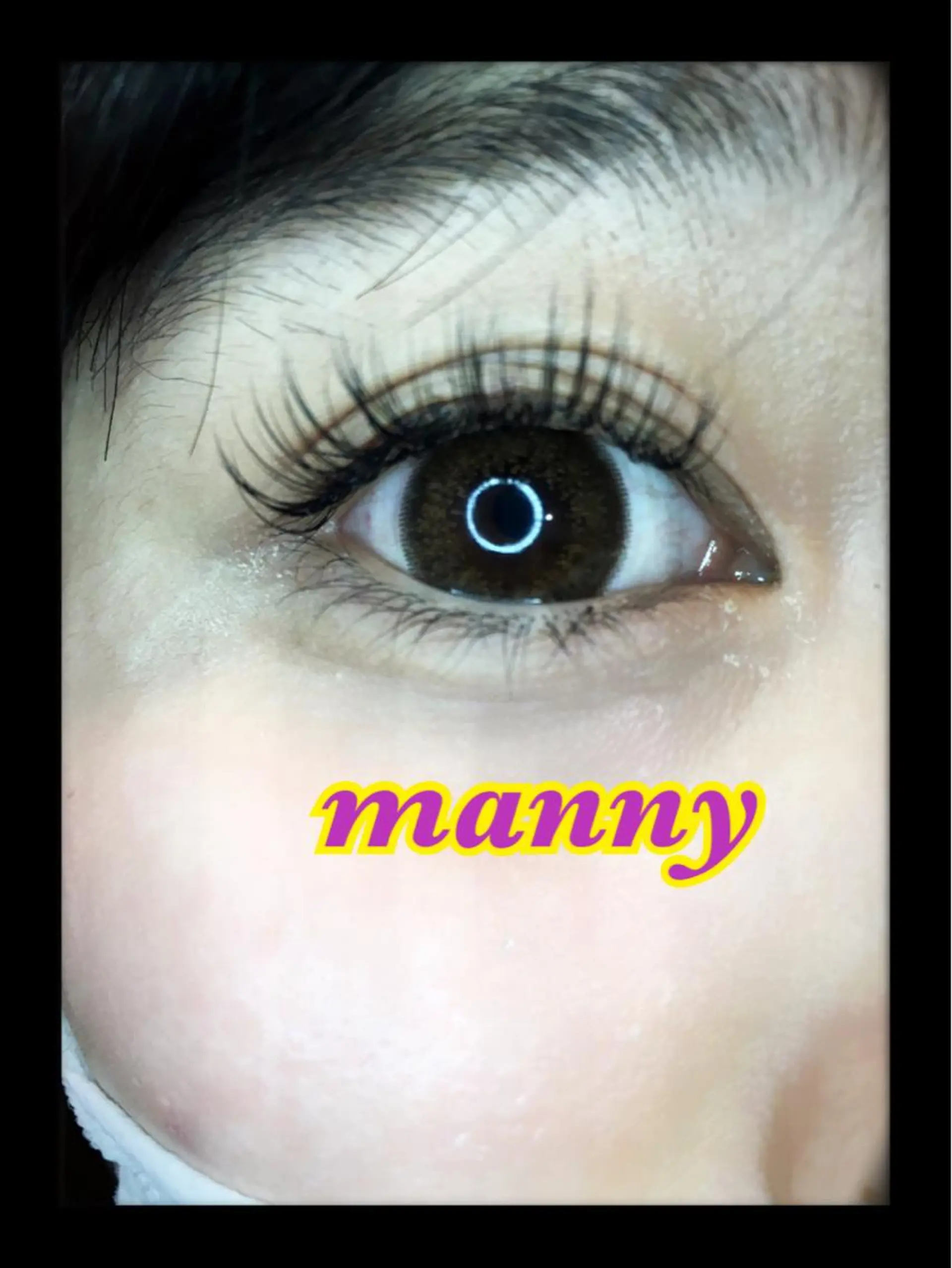 マツエク・マツパ Bカール Cカール manny eyelashのマツエク・マツパデザイン