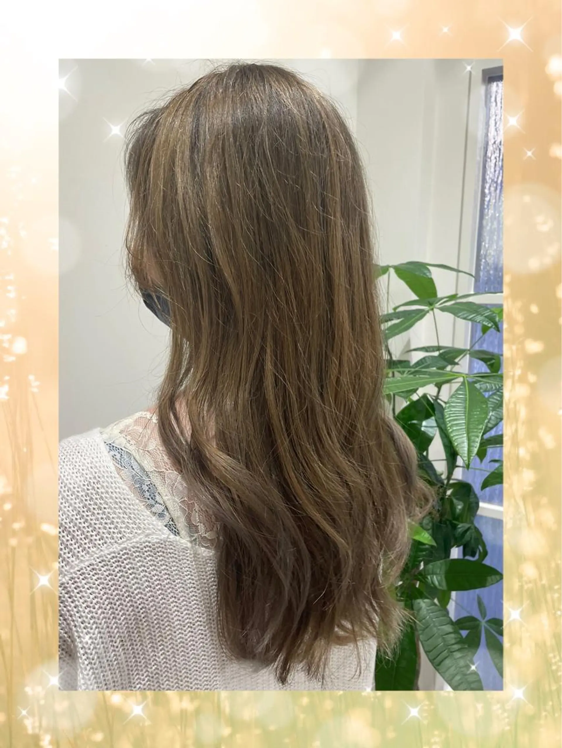 ロング カラー ブリーチ ヘアカラー 美容室アークス所属・美容室ARKS 黒田杏奈のマツエク・マツパデザイン