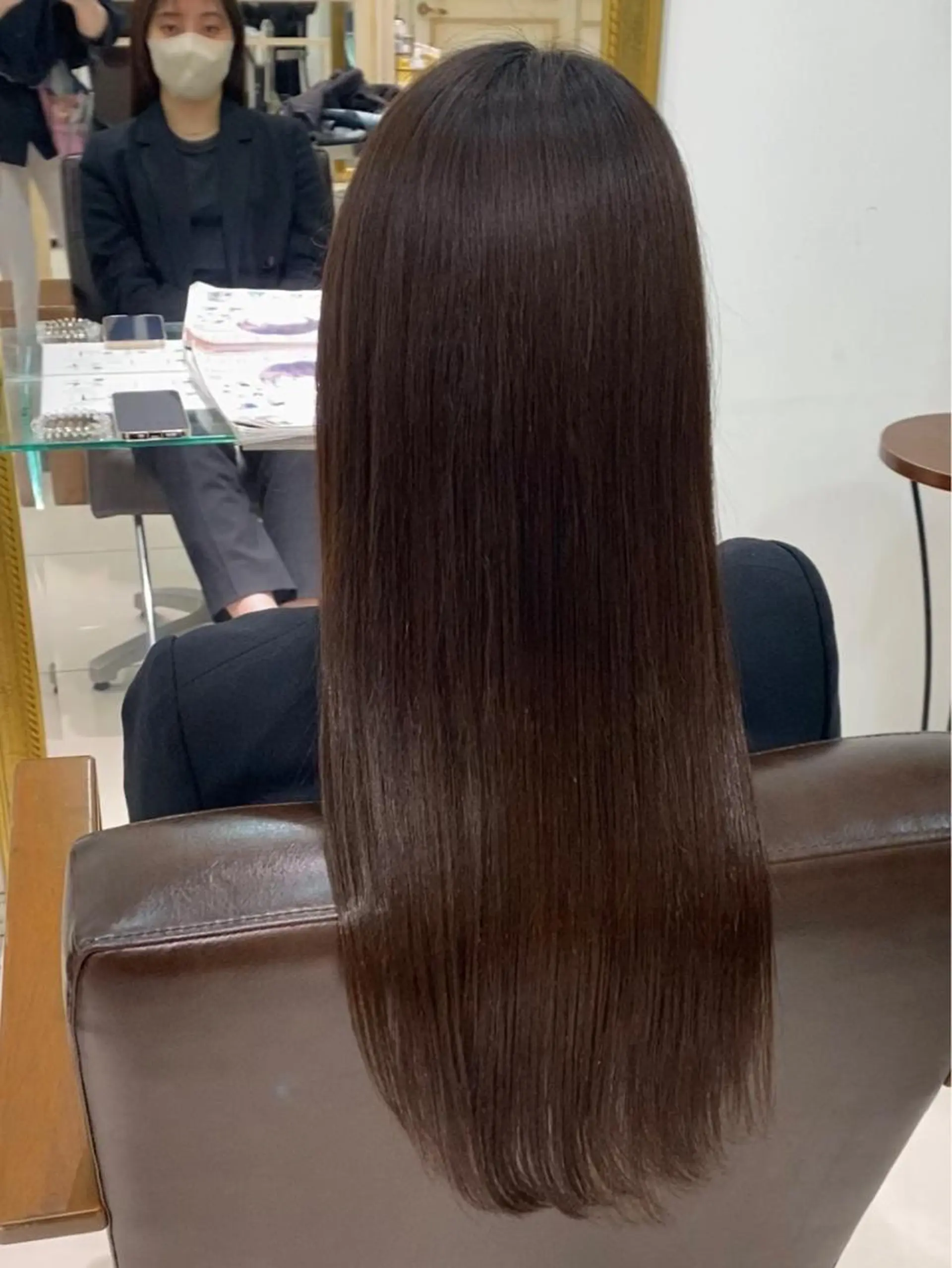 ロング 縮毛矯正 艶モテカラー🎀 hinanoのヘアスタイル