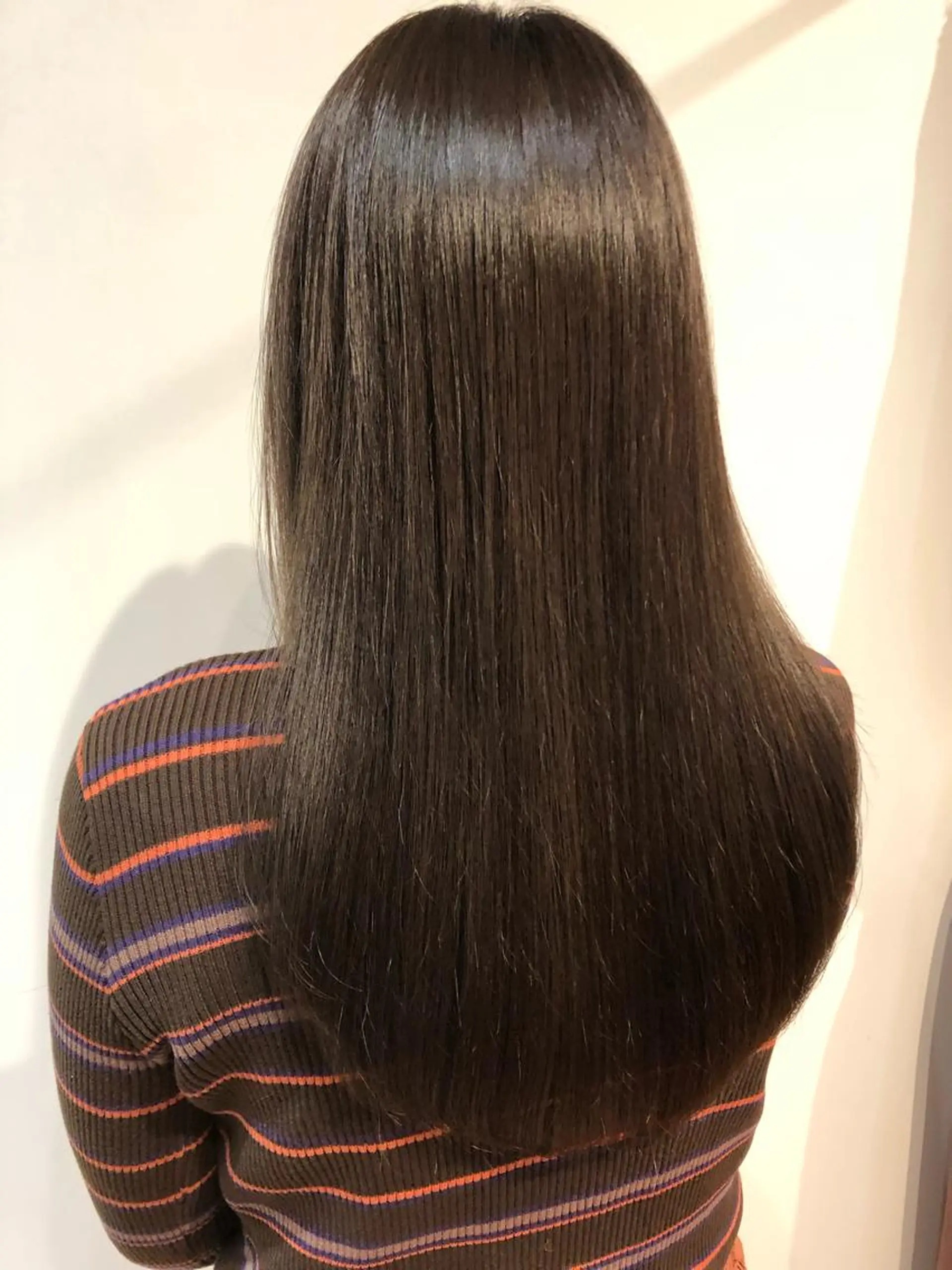 ロング カラー カット ヘアカラー トリートメント 青野 文香のヘアスタイル