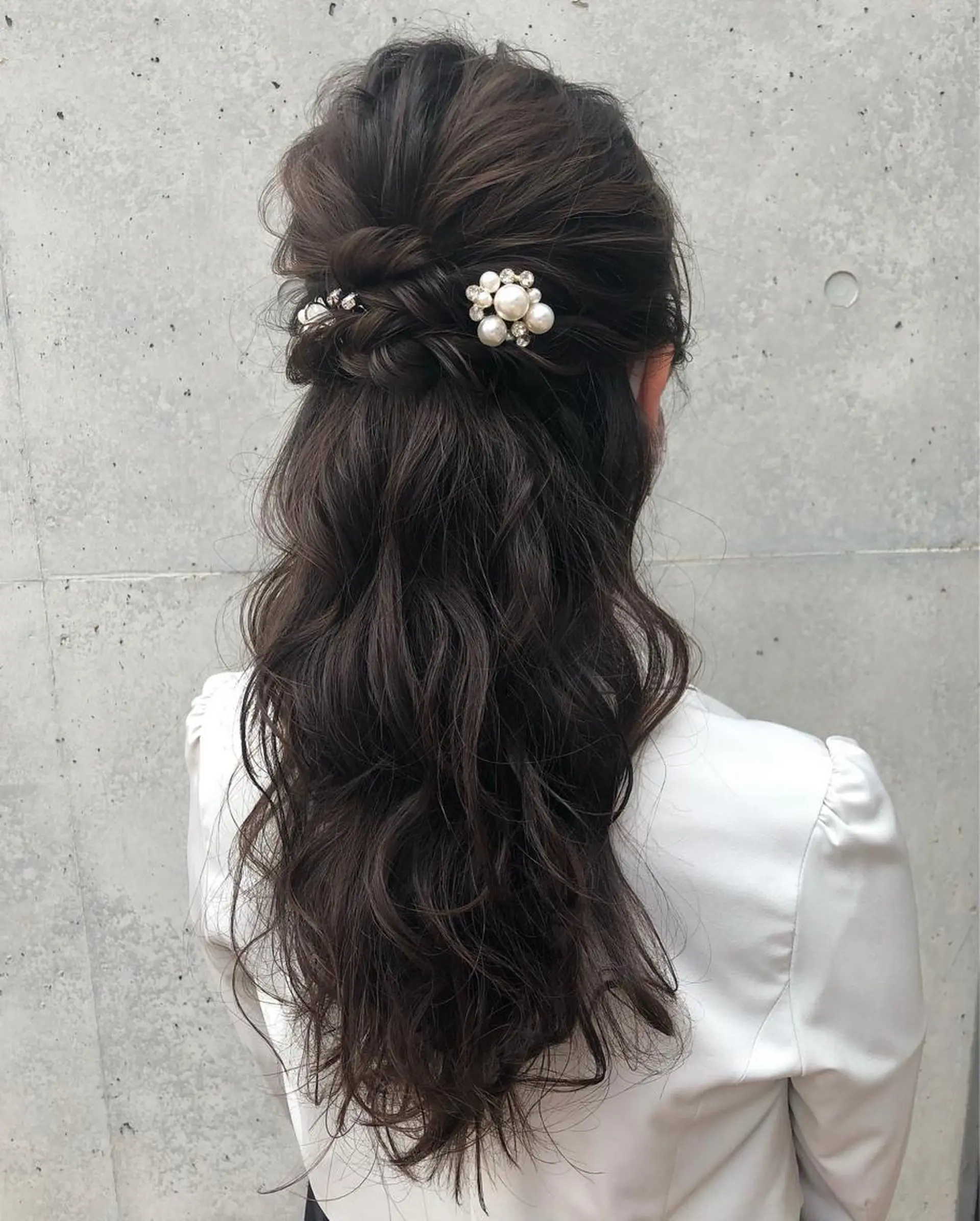 ロング ヘアアレンジ ハーフアップ ヘアセット ボブ支持率NO1 🌈CHIKAのヘアスタイル