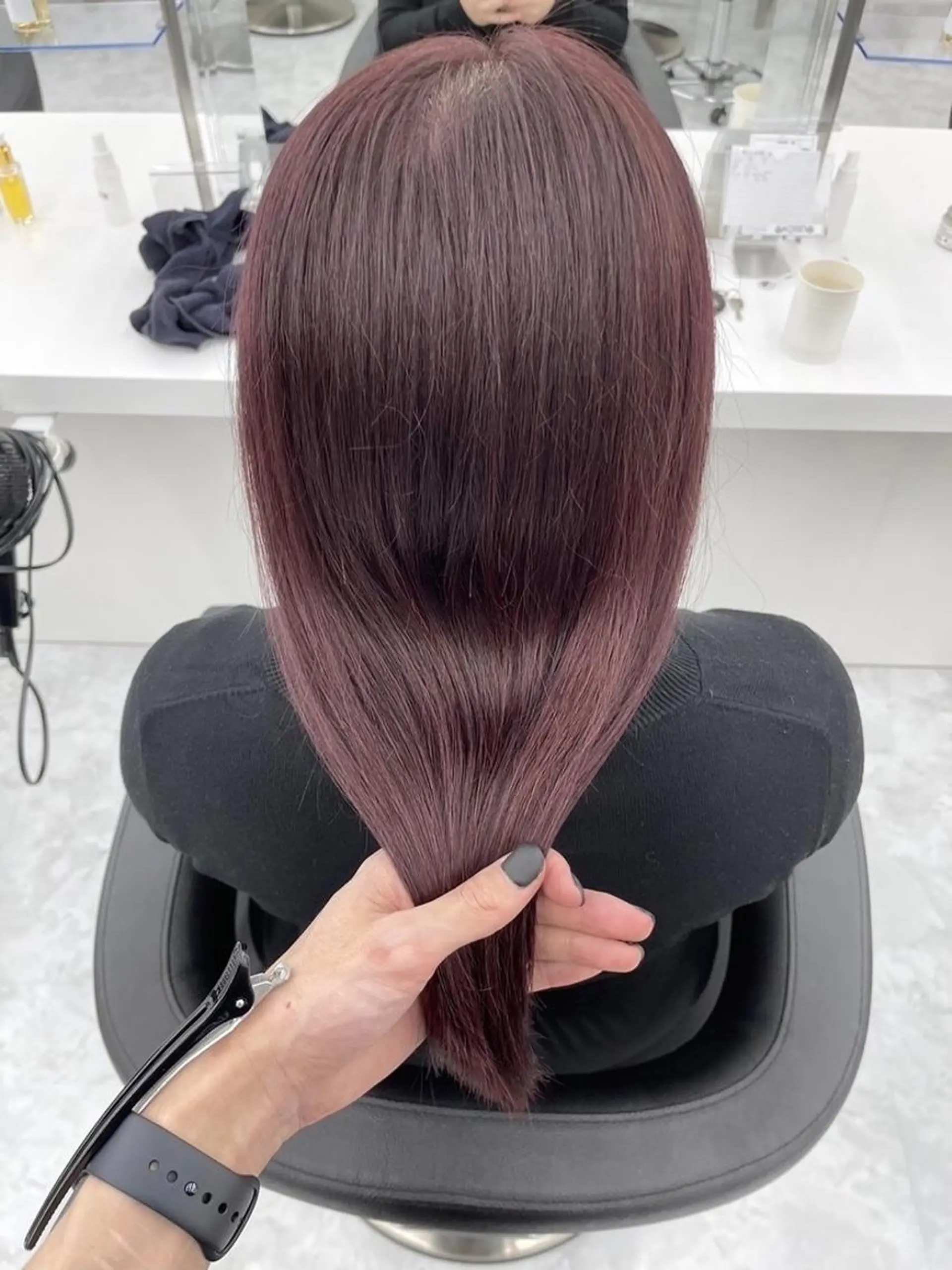 カラー 横浜UNITED🤎 大人ブラウンカラーのヘアスタイル