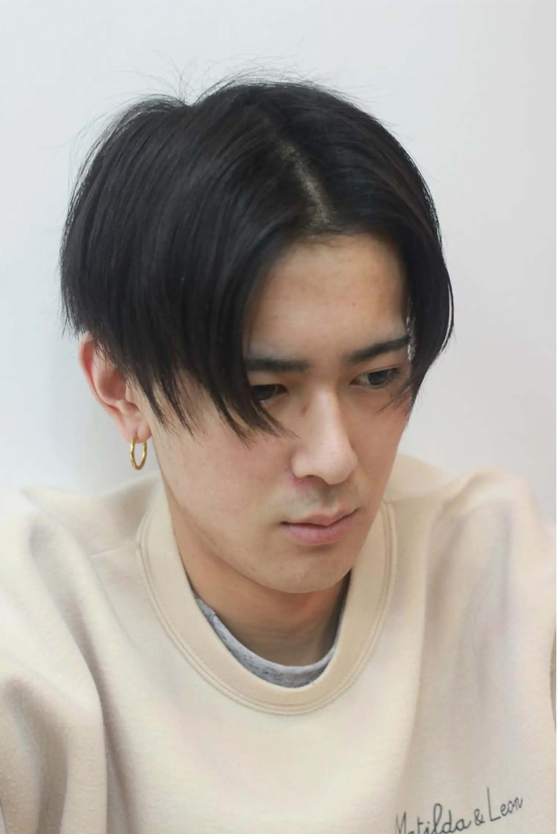 ミディアム メンズ メンズ専門 スタイリスト前田雄輝のヘアスタイル