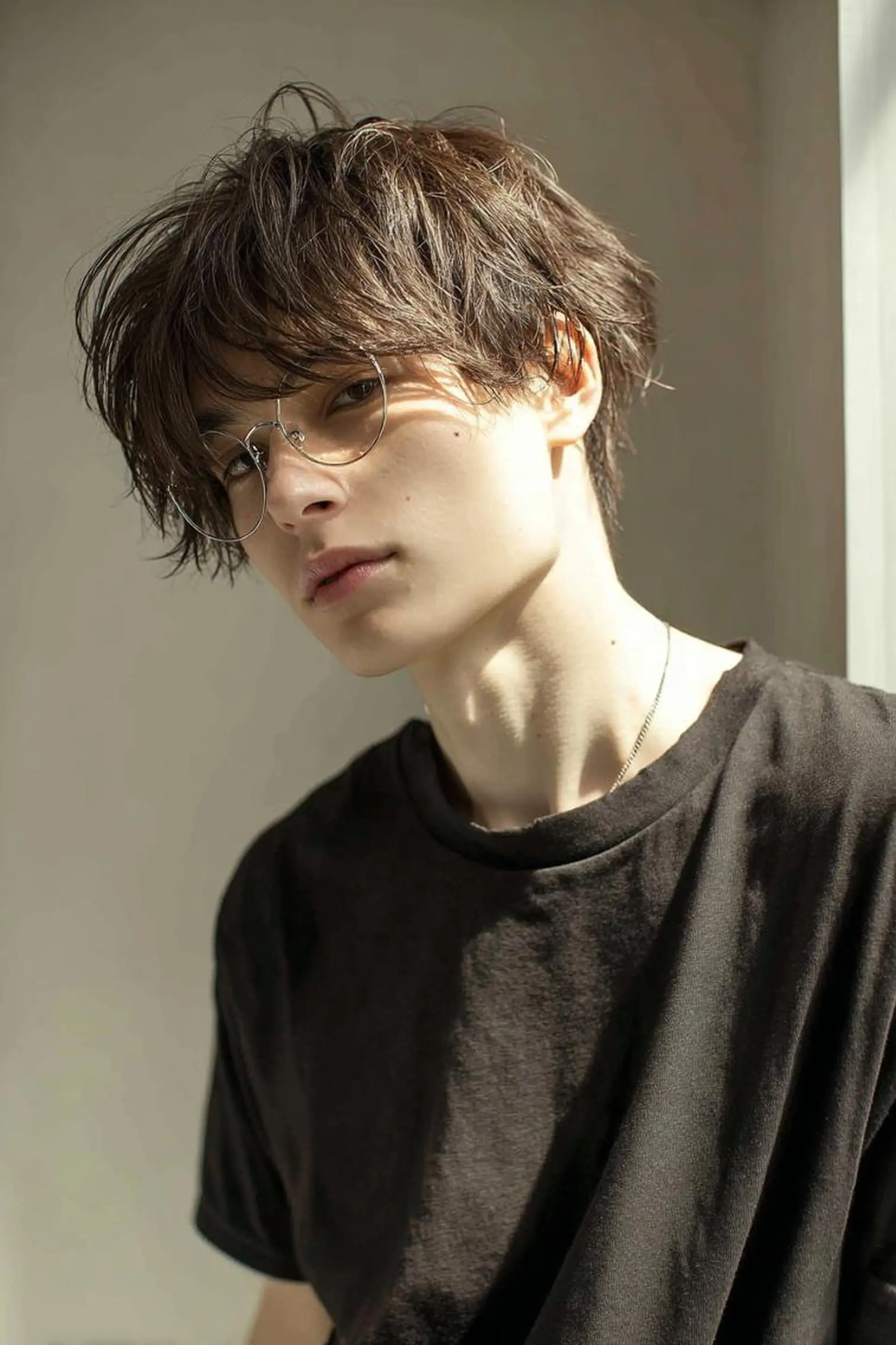 ミディアム カラー メンズ カット ヘアカラー トリートメント Luana 【公式】 / メンズのヘアスタイル