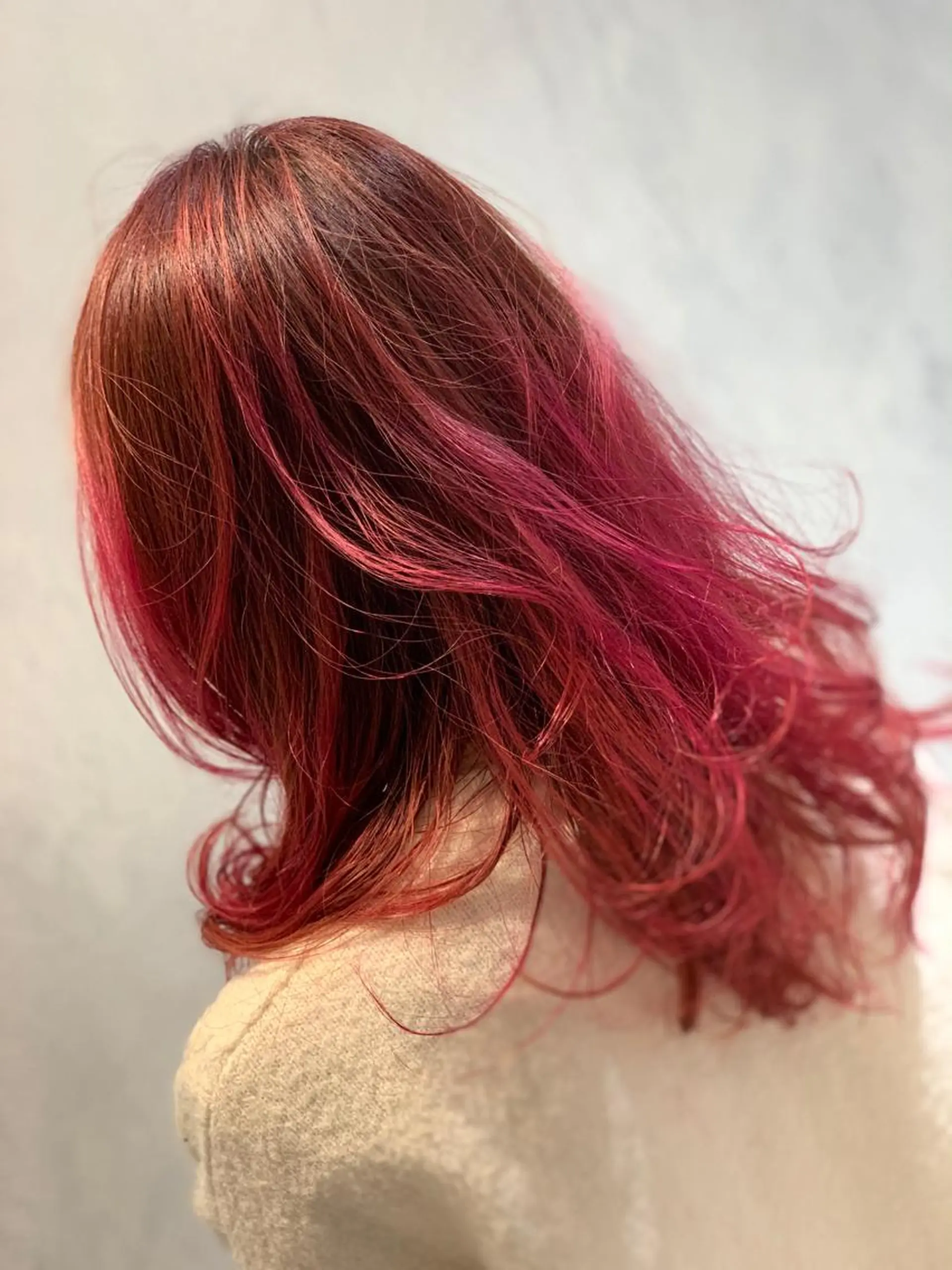 ロング 髪質改善ストレート アオヤギのヘアスタイル